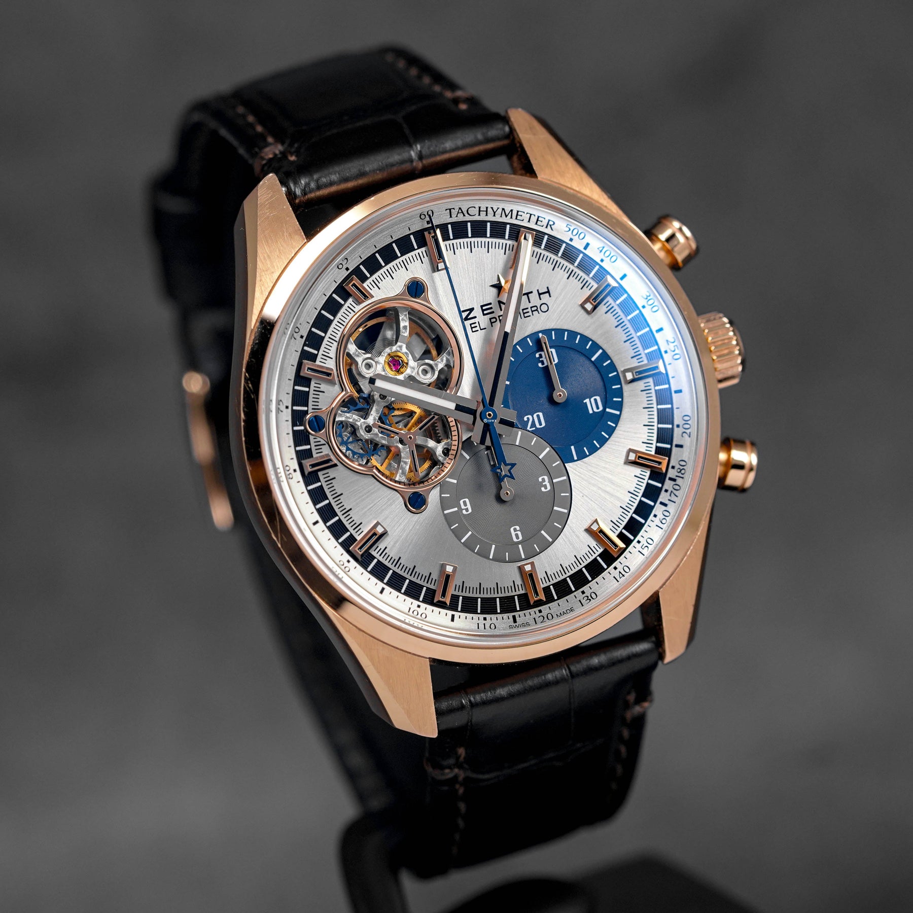 Harga Zenith Open Heart Rosegold