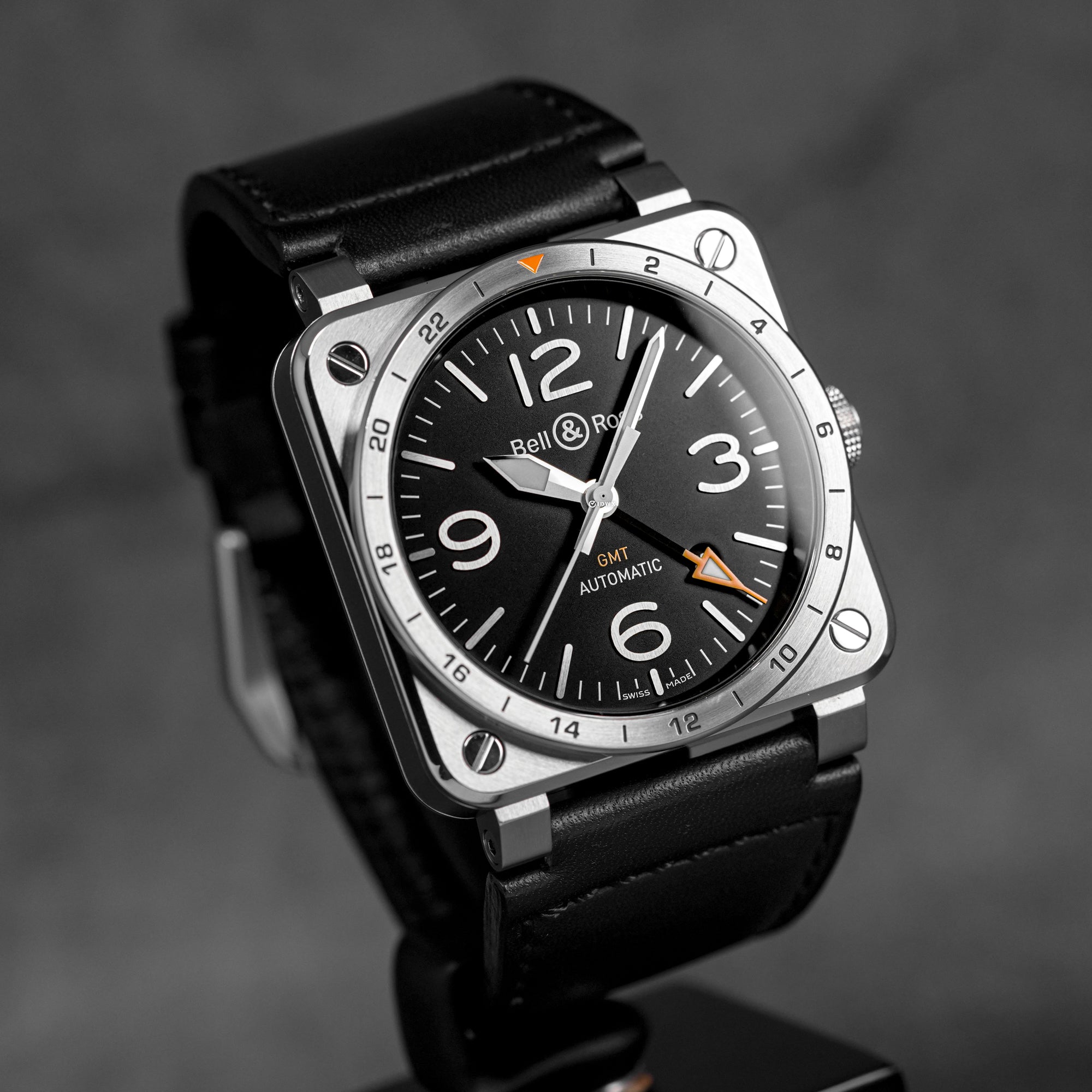 BR 03-93 GMT 42MM BLACK DIAL (UNDATED)