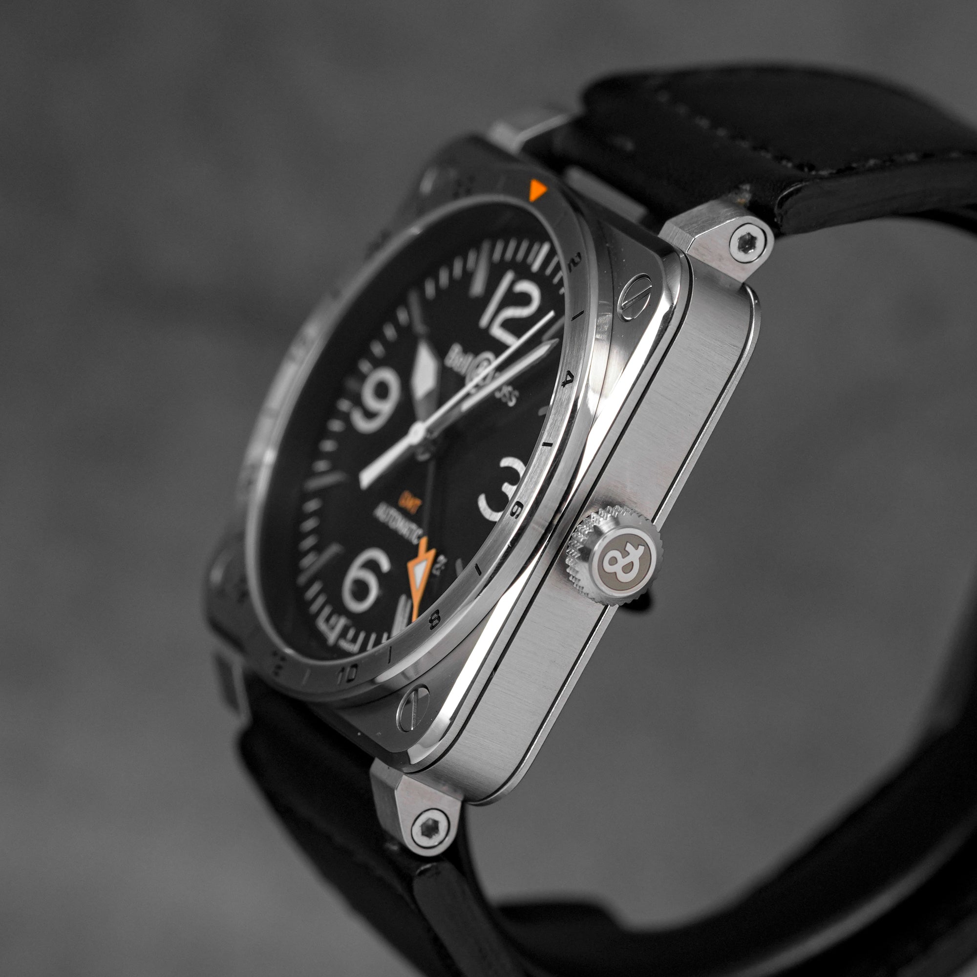BR 03-93 GMT 42MM BLACK DIAL (UNDATED)