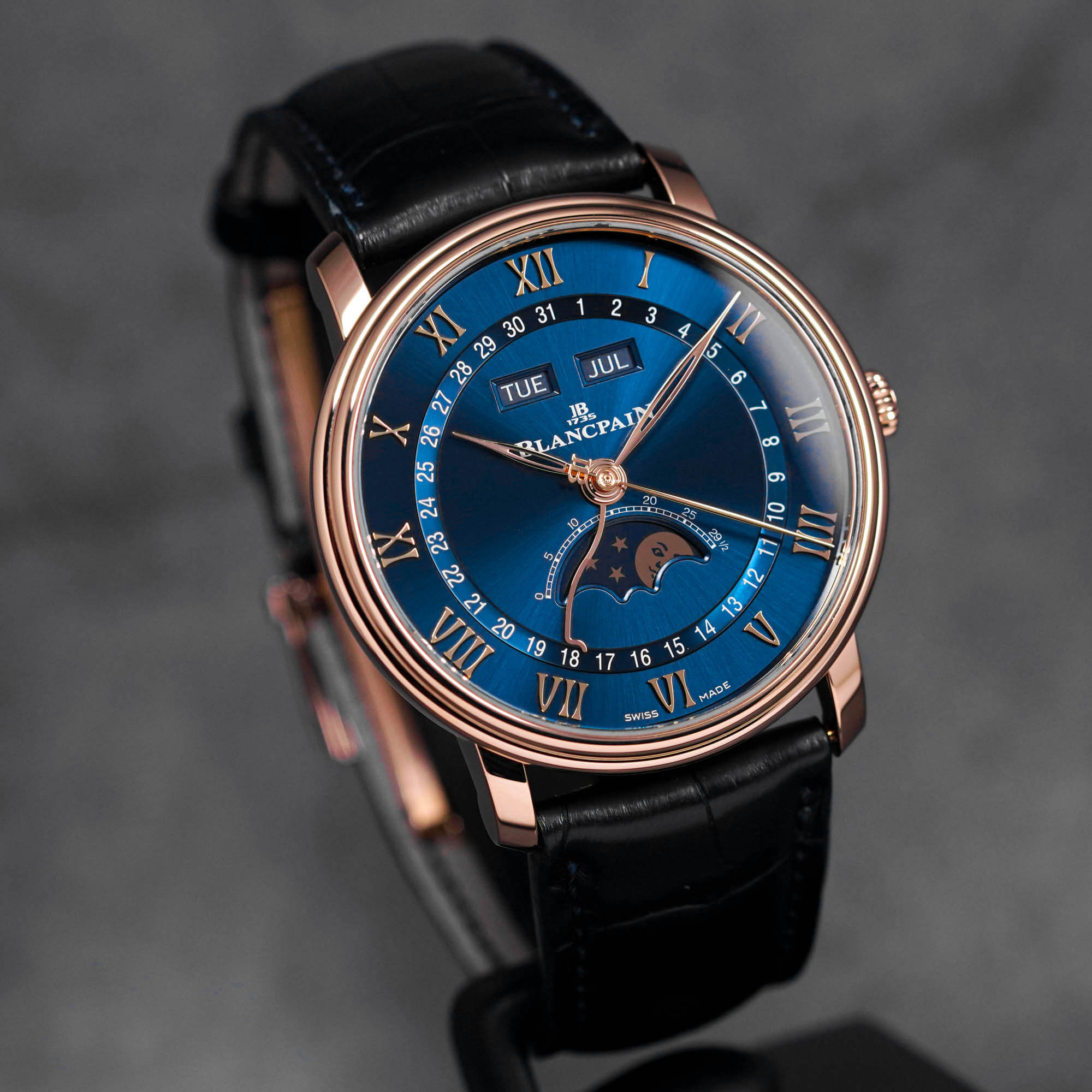 VILLERET QUANTIEME COMPLET ROSEGOLD BLUE DIAL (2024)