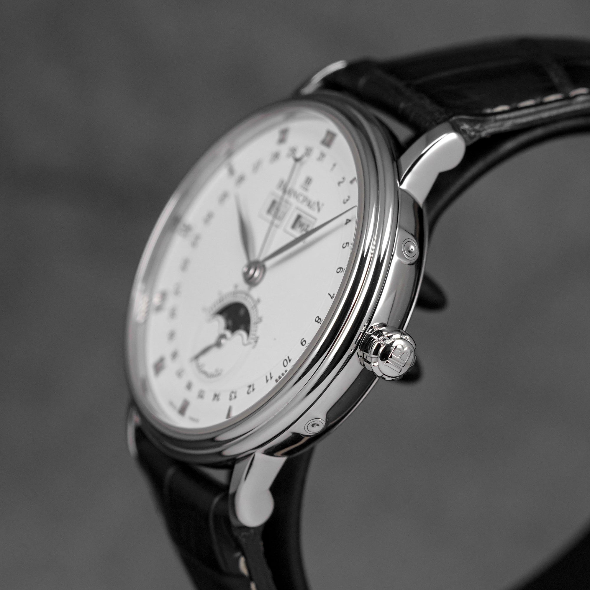 VILLERET QUANTIEME COMPLET MOONPHASE WHITE DIAL (2008)