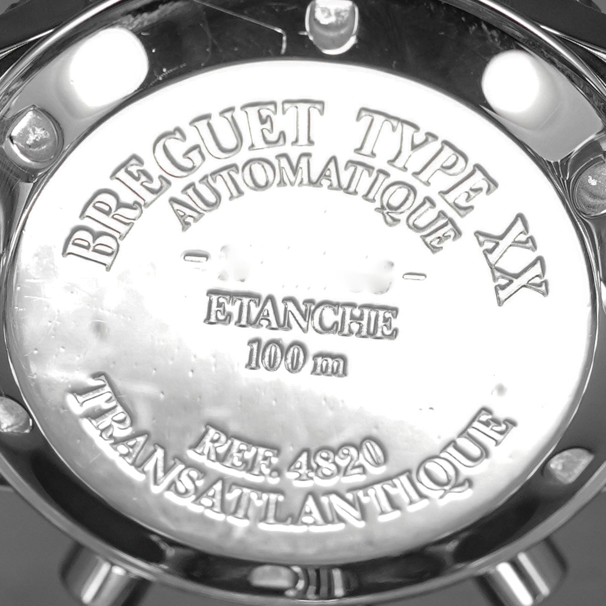 TYPE XX TRANSATLANTIQUE CHRONOGRAPH BLACK DIAL (WATCH ONLY)