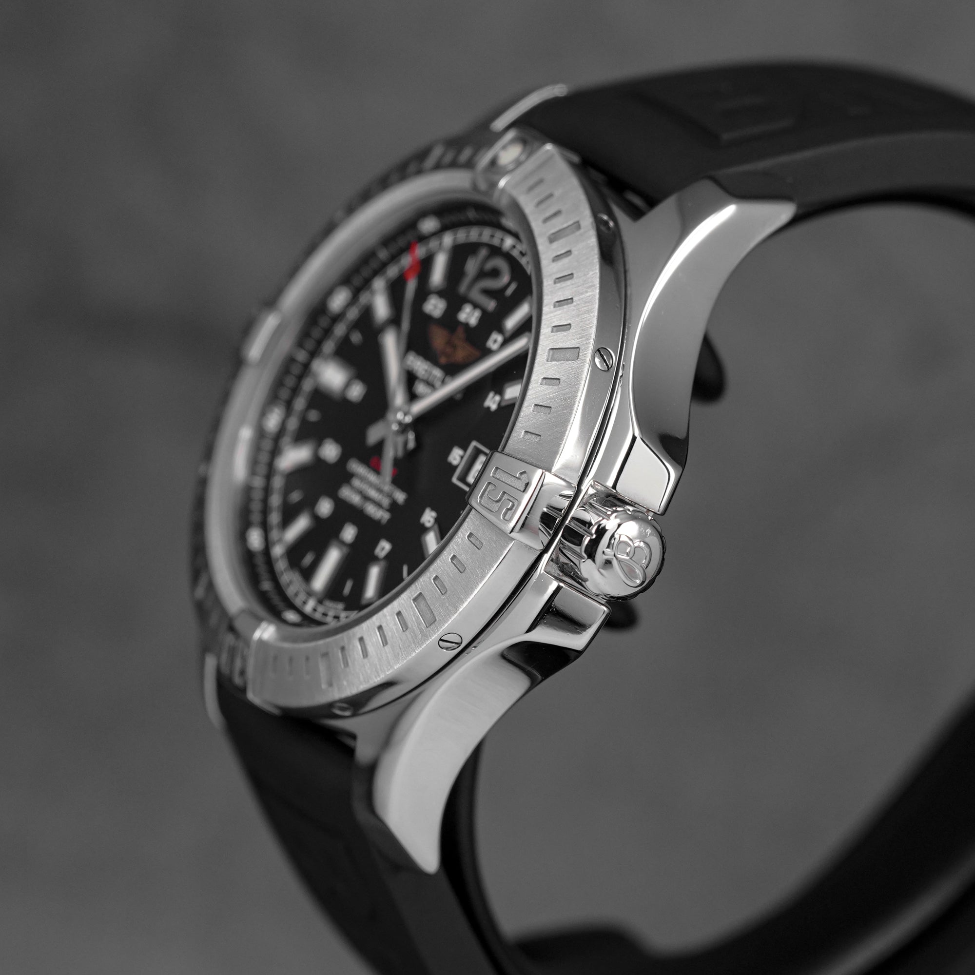 COLT 44MM BLACK DIAL RUBBER STRAP (2016)