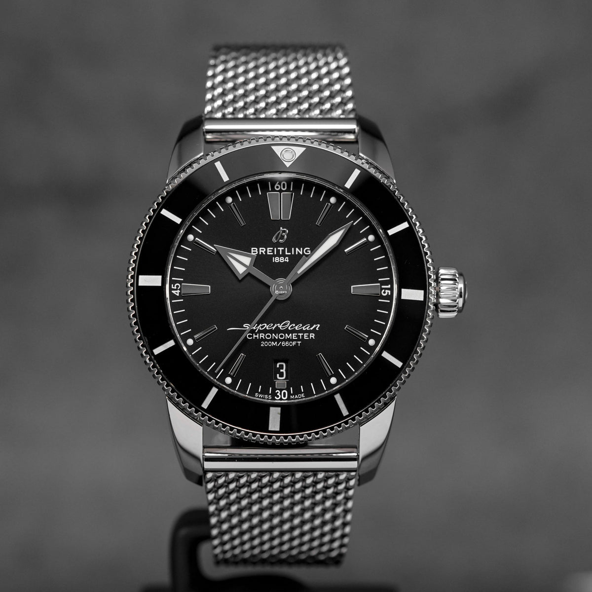 SUPEROCEAN HERITAGE B20 44MM BLACK DIAL (2025)