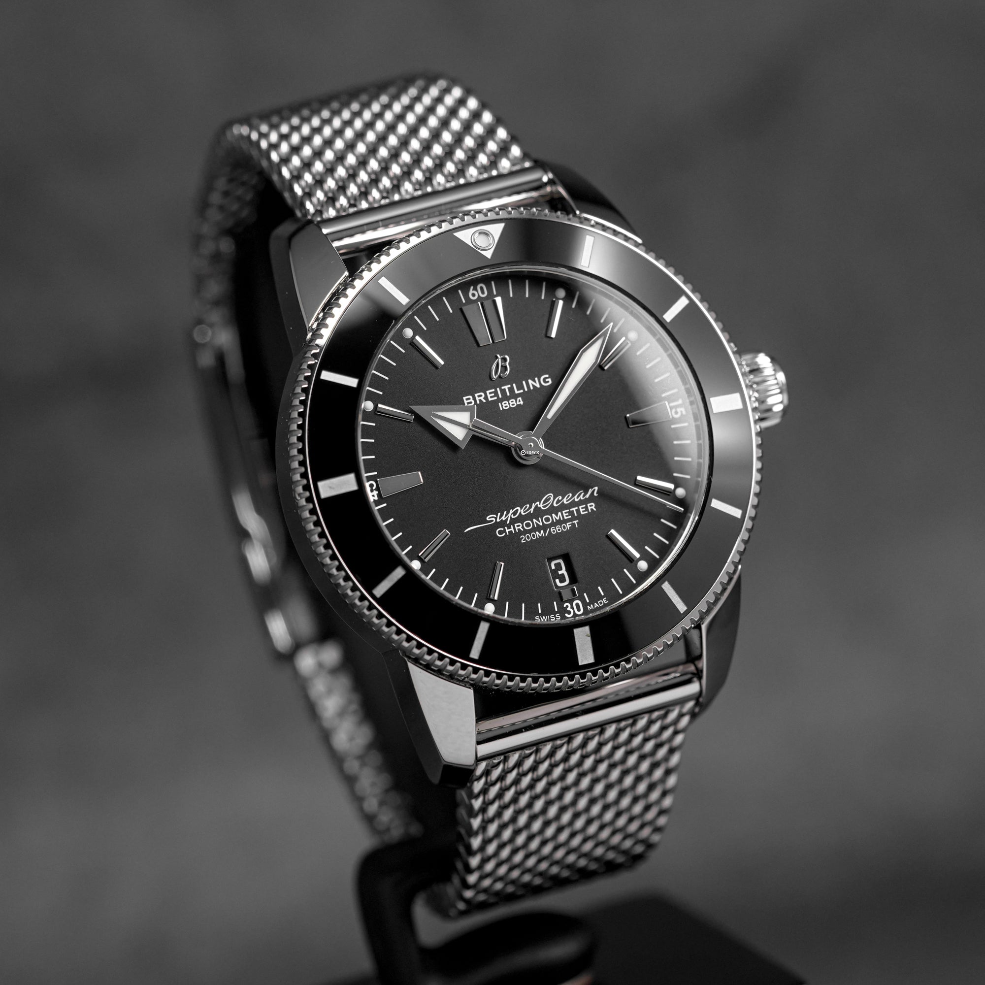 SUPEROCEAN HERITAGE B20 44MM BLACK DIAL (2025)