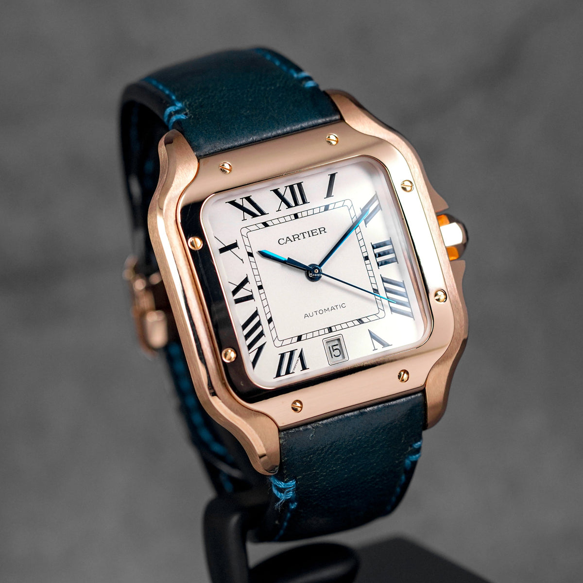 harga cartier santos L rosegold