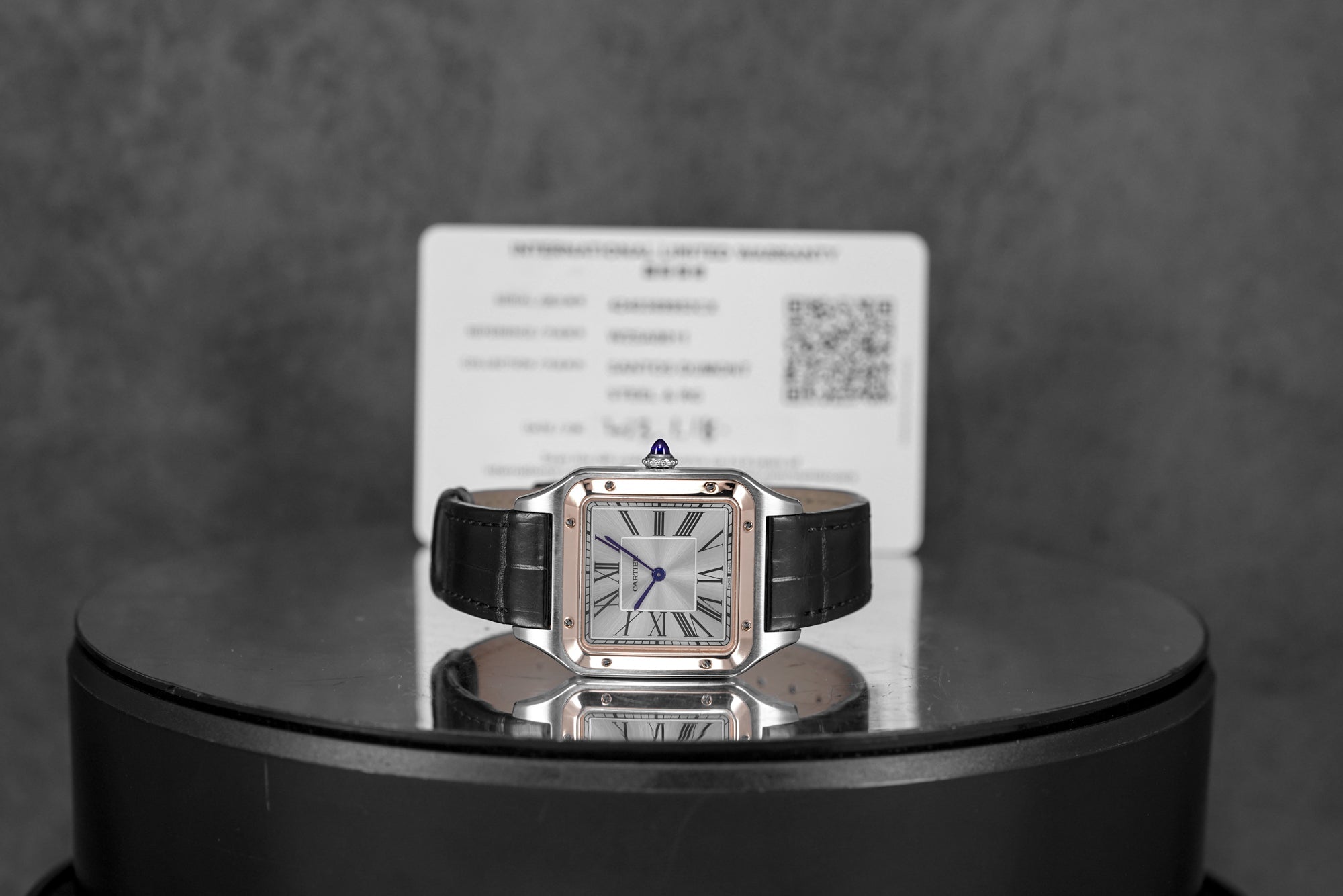 SANTOS DUMONT L TWOTONE ROSEGOLD SILVER DIAL (2023)