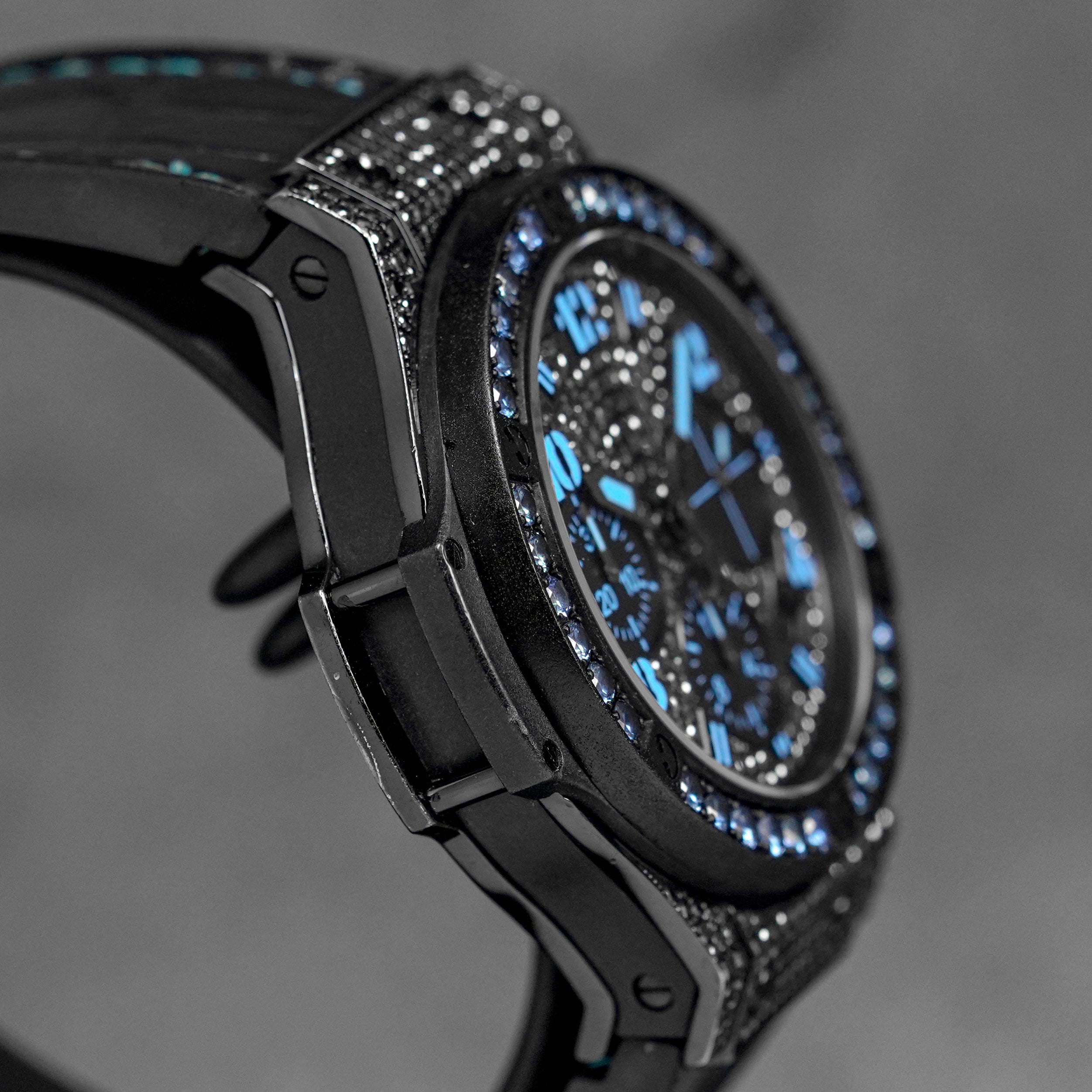 harga hublot big bang black fluo blue