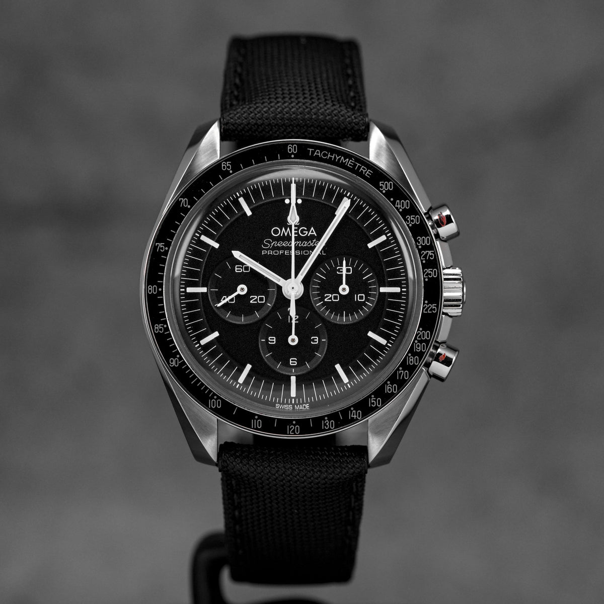 SPEEDMASTER MOONWATCH HESALITE CANVAS STRAP (2023)