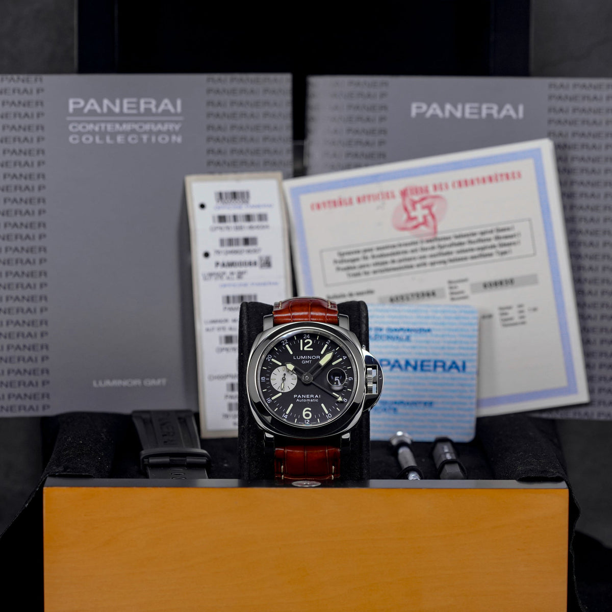 LUMINOR GMT 44MM BLACK DIAL PAM 88 (2012)
