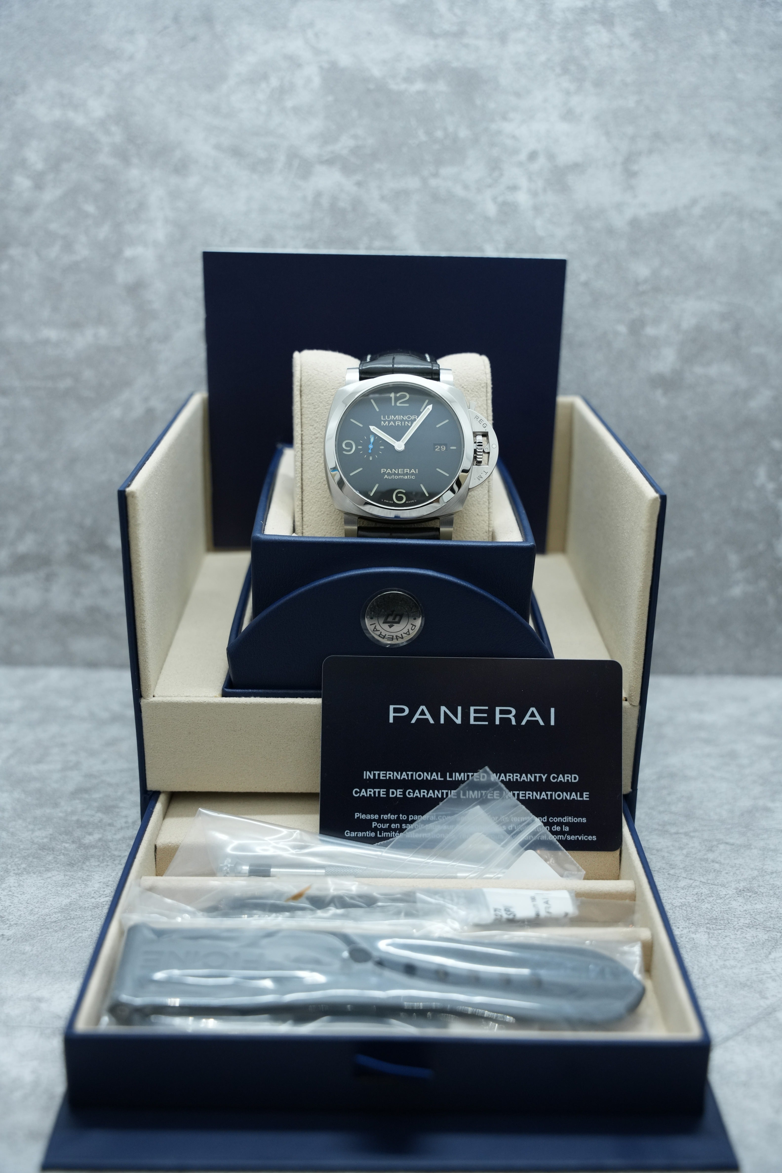 LUMINOR MARINA 1950 3 DAYS 44MM BLACK DIAL PAM 1312 (2025)