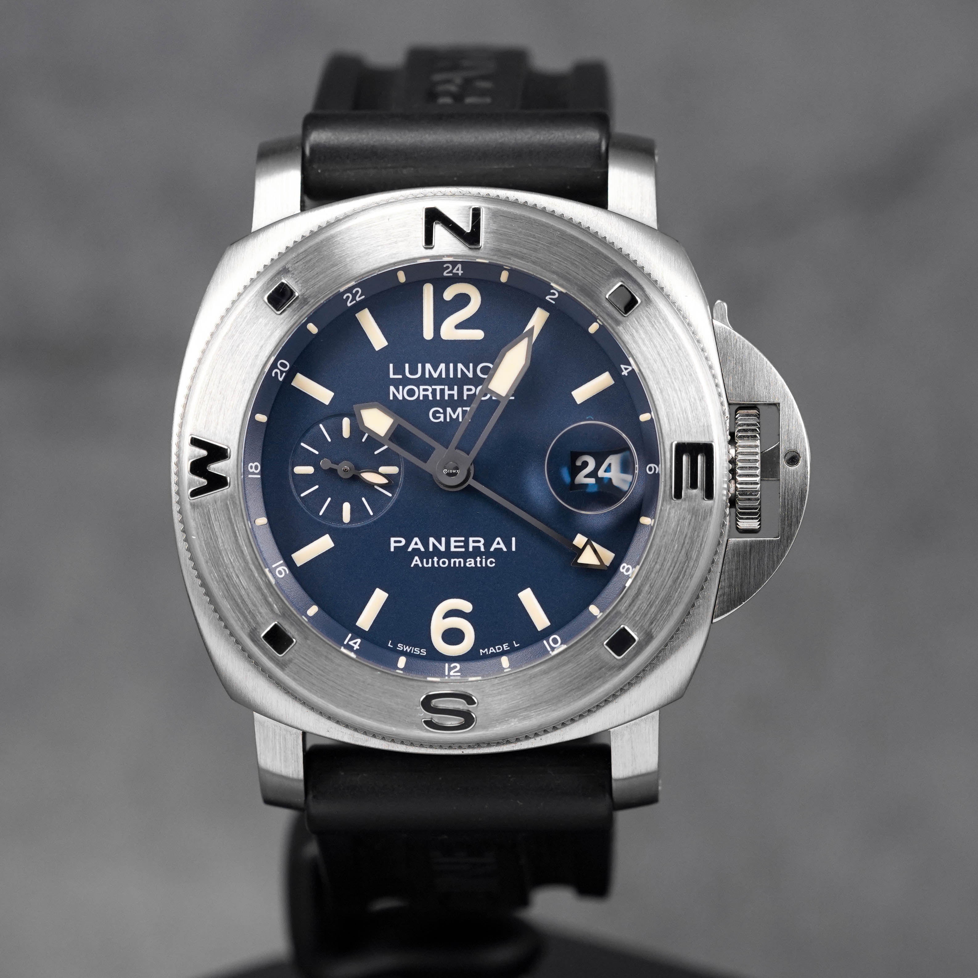 LUMINOR NORTH POLE GMT 44MM BLUE DIAL PAM 252 LIMITED EDITION (2007)