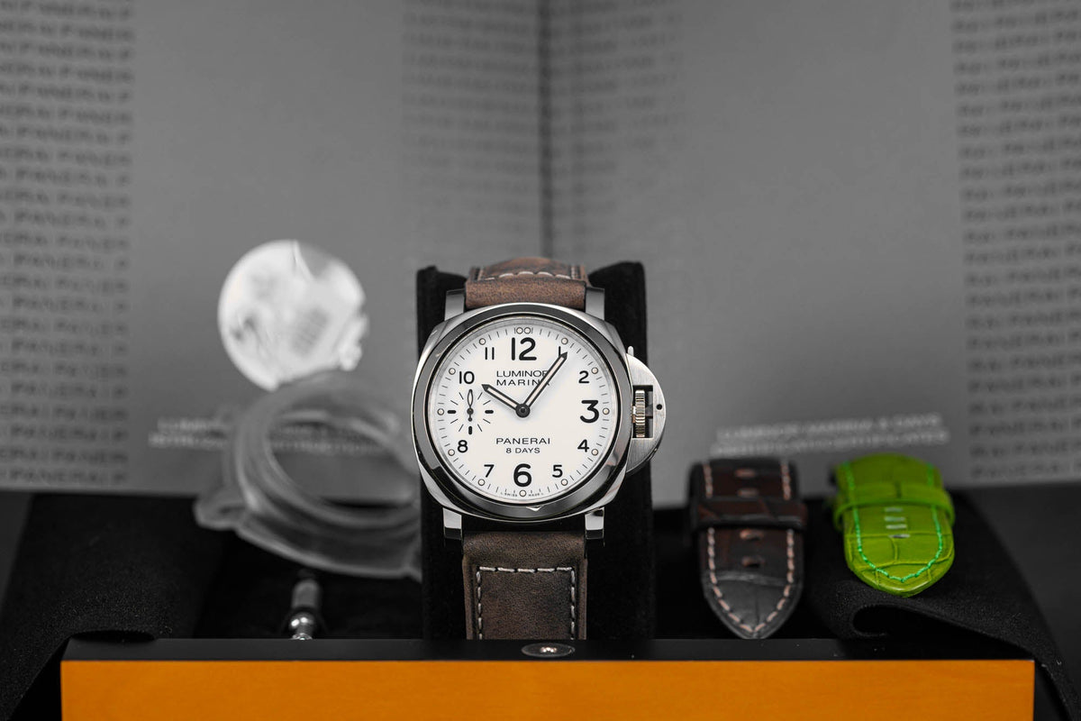 LUMINOR MARINA 8 DAYS 44MM WHITE DIAL PAM 563 (2016)