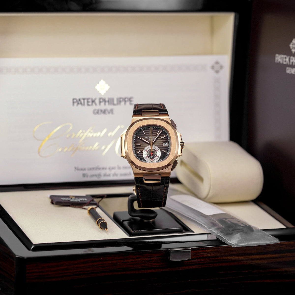 NAUTILUS 5980R ROSEGOLD CHRONOGRAPH (2022)