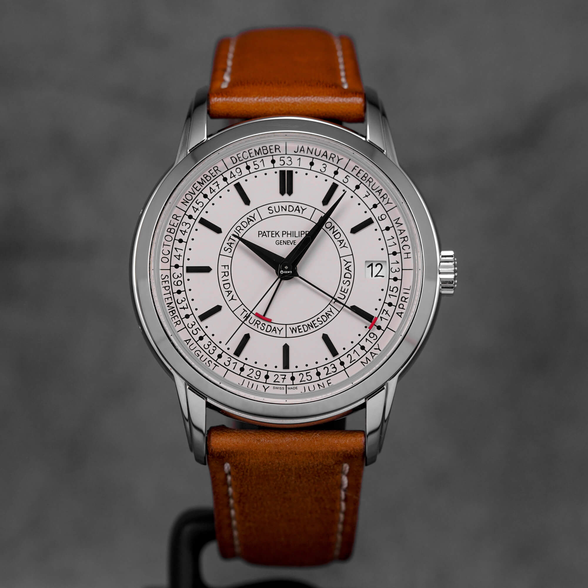 COMPLICATIONS CALATRAVA 5212A WEEKLY CALENDER SILVER DIAL (2024)