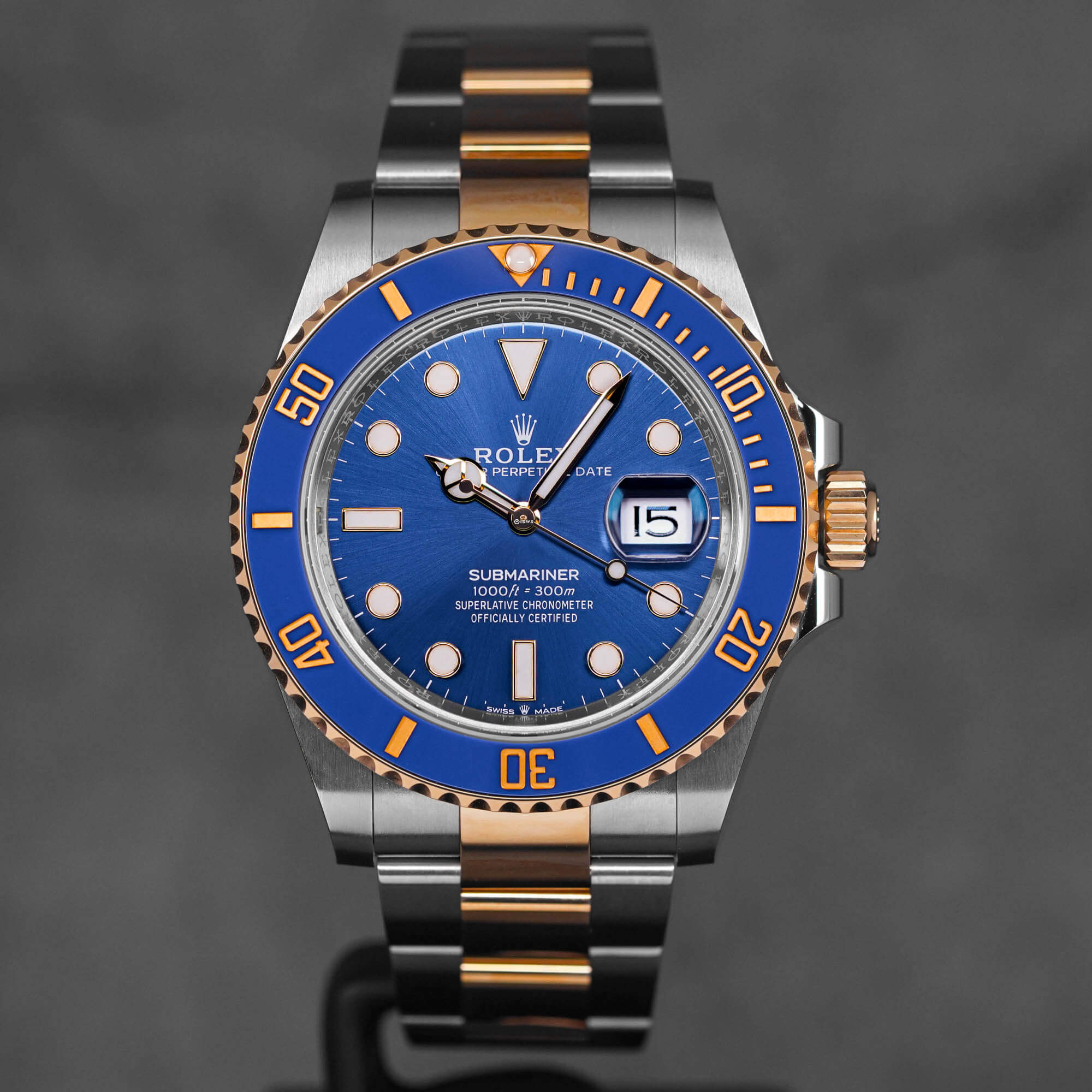 SUBMARINER DATE 41MM TWOTONE YELLOWGOLD BLUE DIAL (2021)