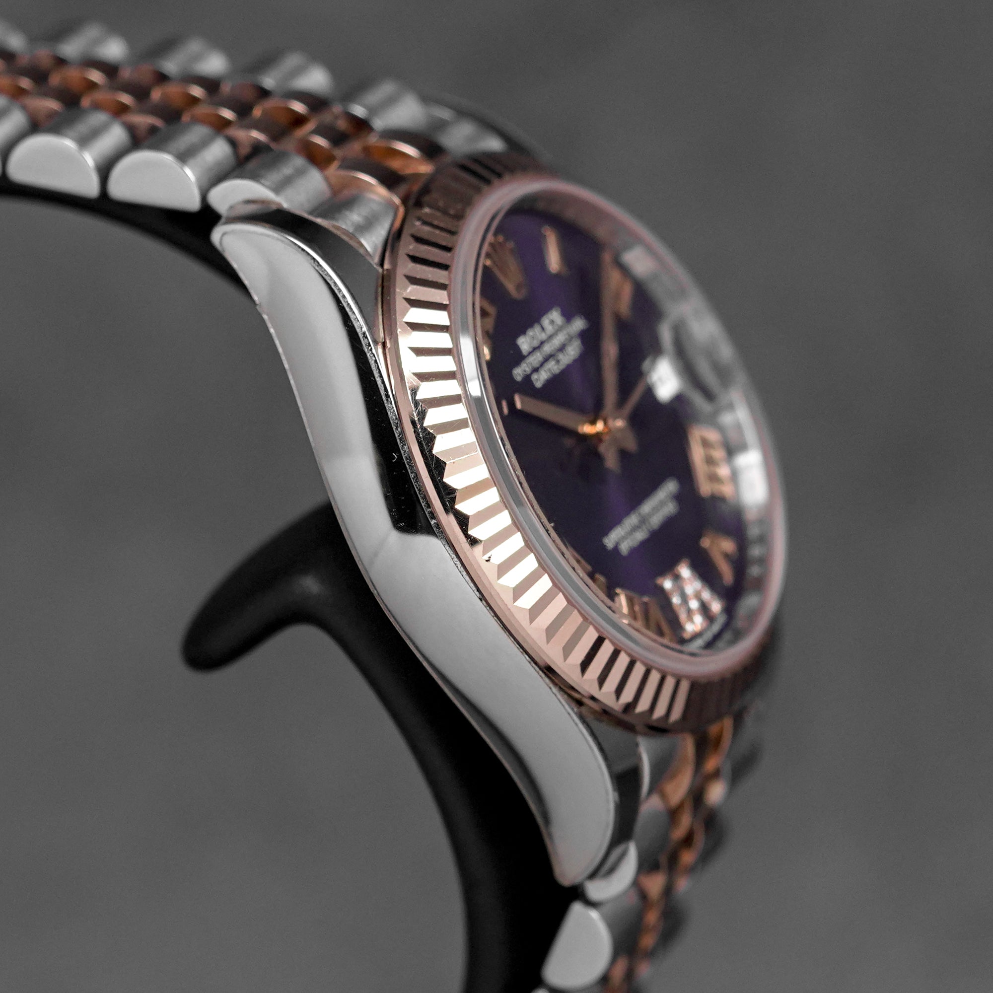 harga rolex datejust 31 aubergine roman indonesia