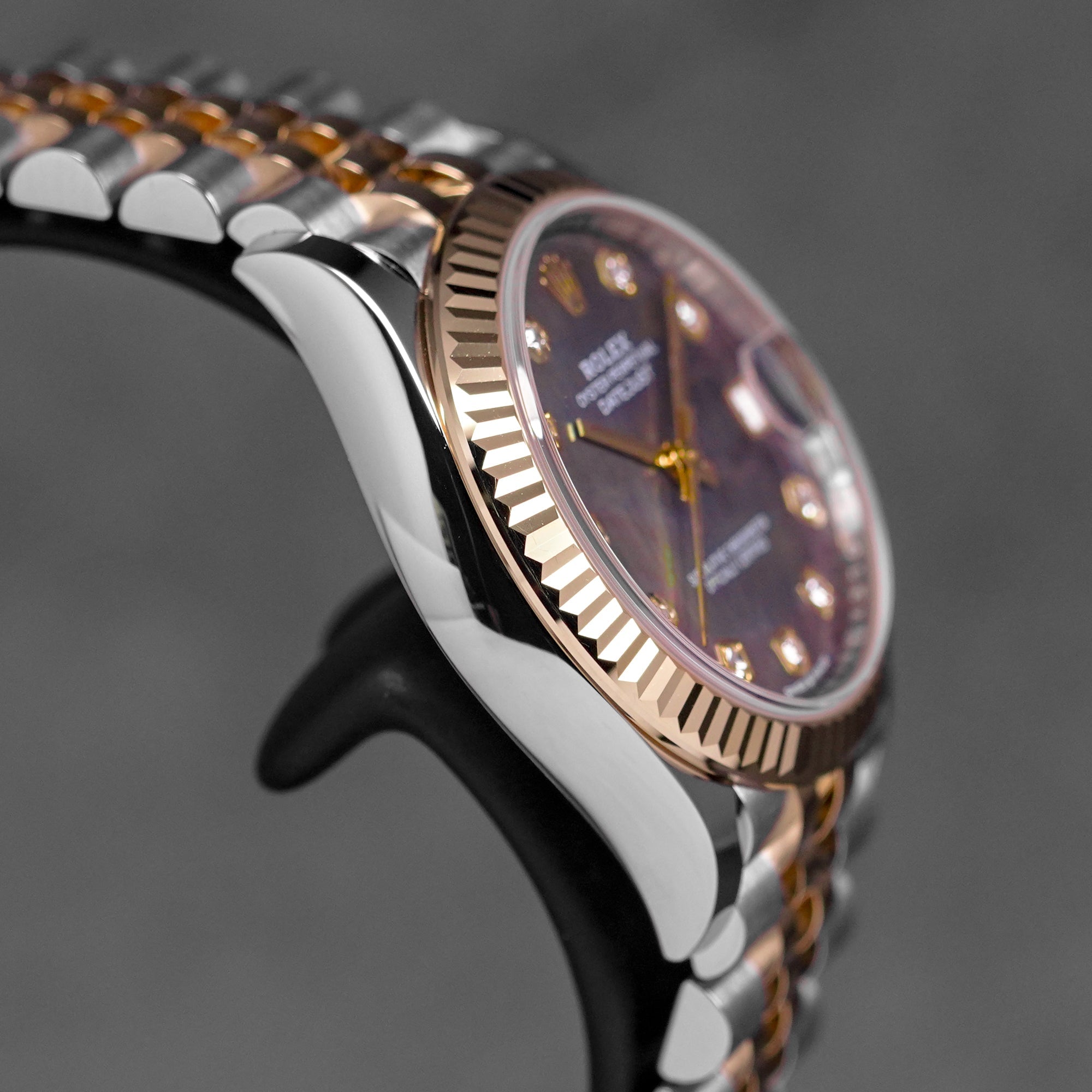 DATEJUST 31MM TWOTONE YELLOWGOLD BLACK MOP DIAMOND DIAL (2026)