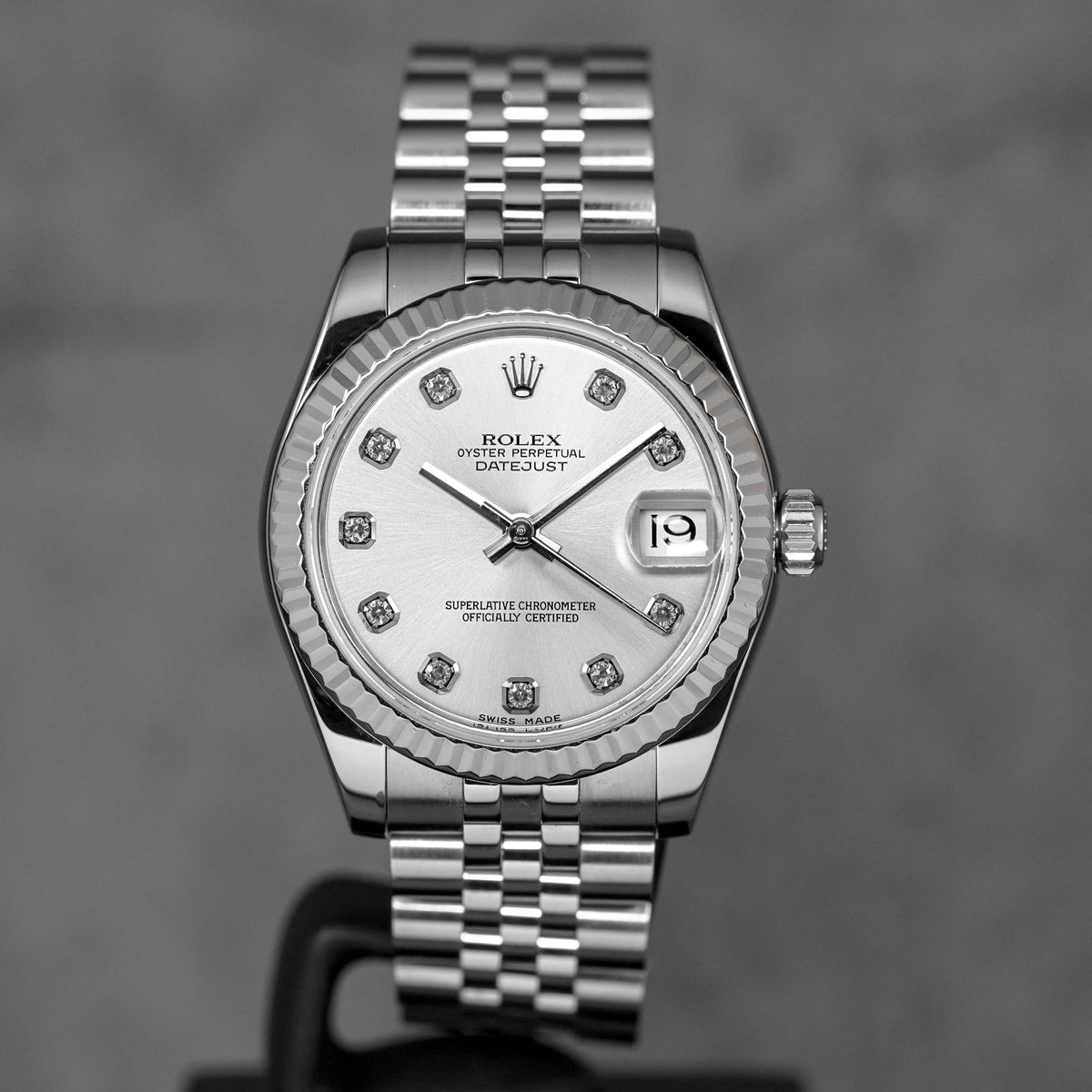 harga rolex datejust 31 silver diamond indonesia