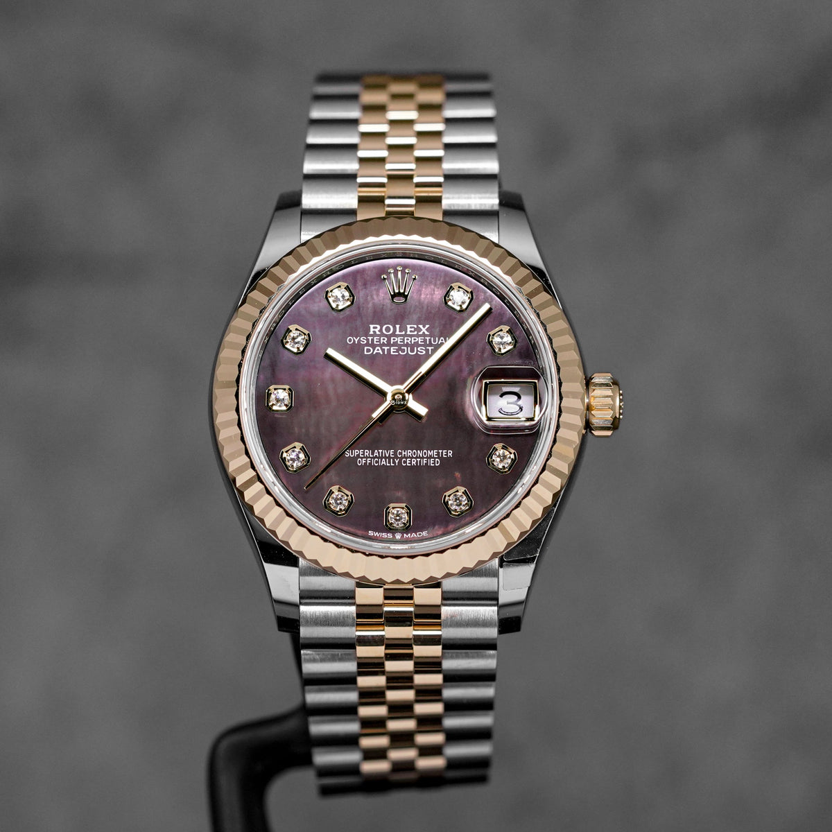 harga rolex datejust 31mm black mop diamond indonesia terbaru