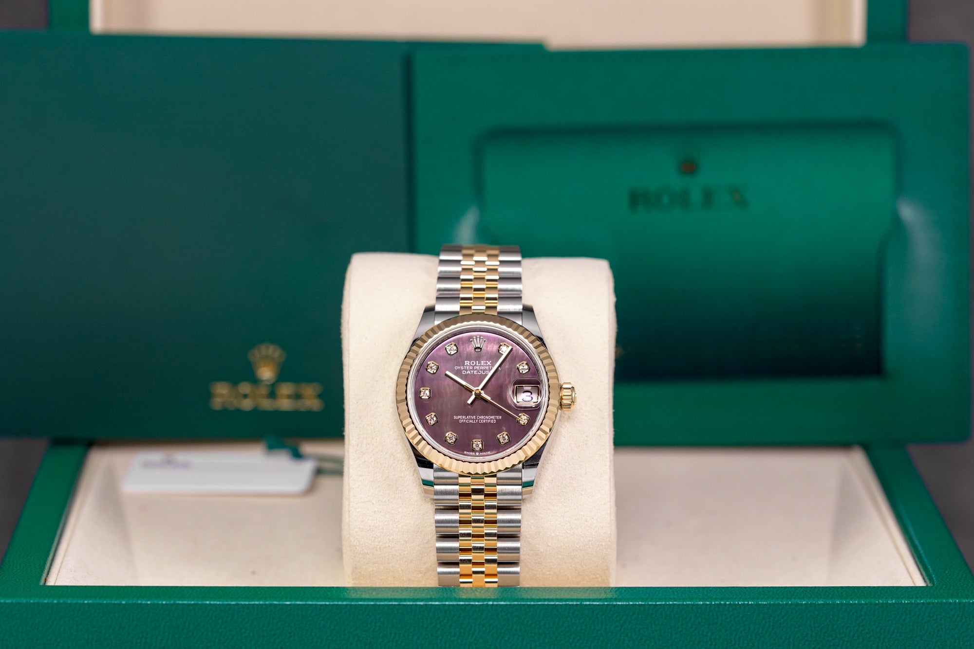 harga rolex datejust 31mm black mop diamond indonesia terbaru