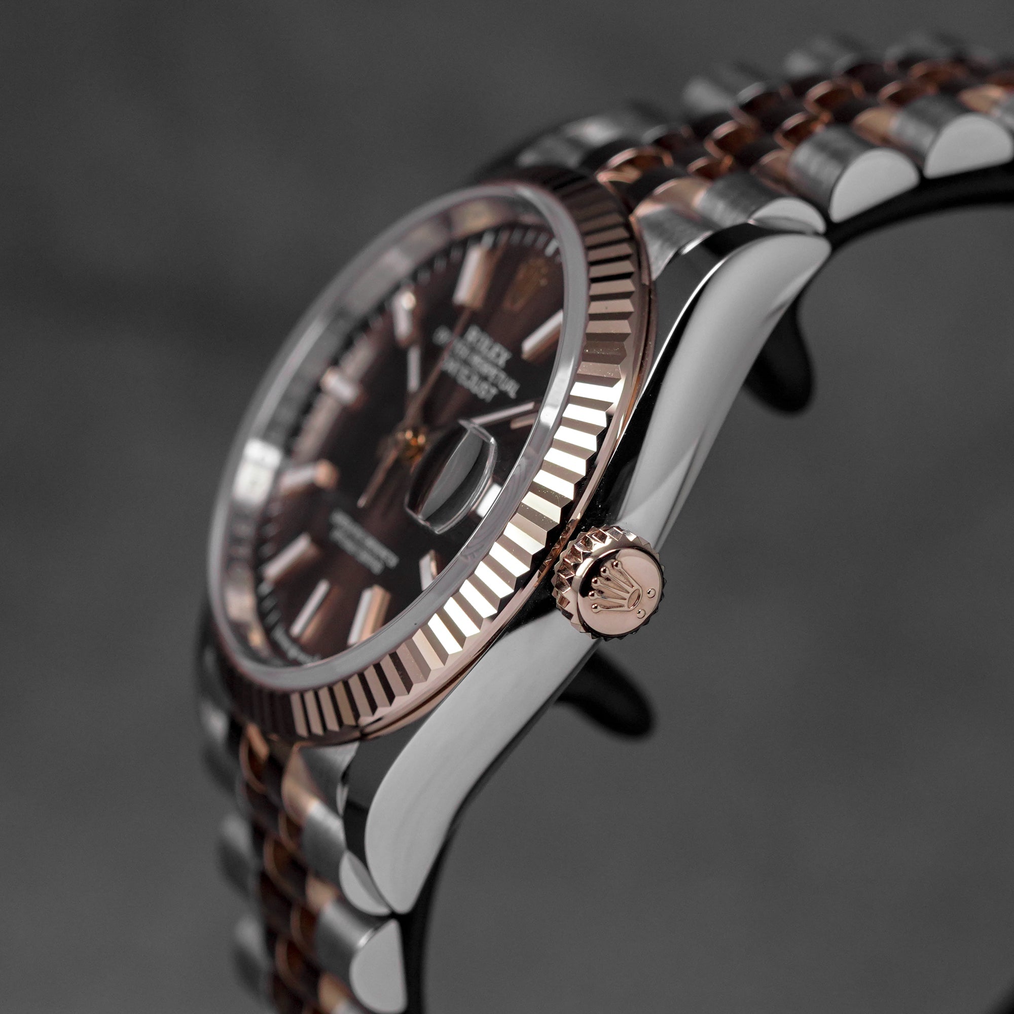 DATEJUST 36MM TWOTONE ROSEGOLD CHOCO DIAL (2025)