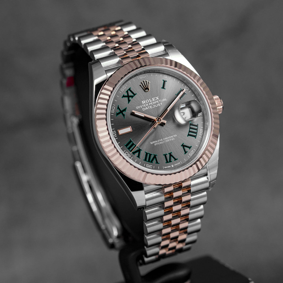 DATEJUST 41MM TWOTONE ROSEGOLD WIMBLEDON DIAL (2026)