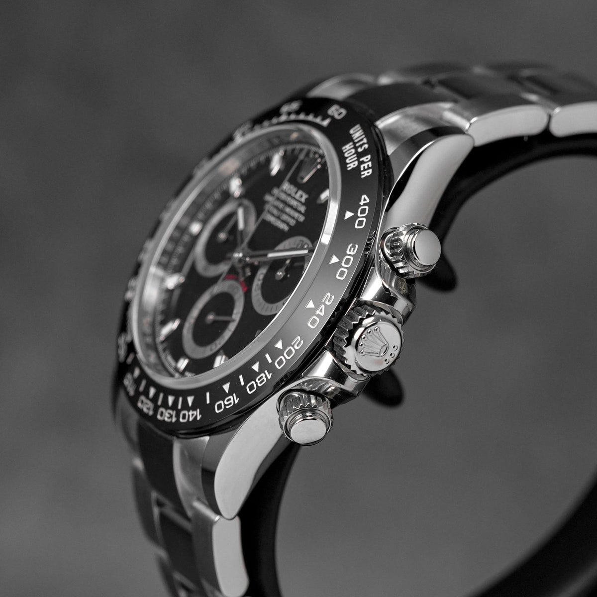 DAYTONA STEEL BLACK DIAL CERAMIC BEZEL (2021)