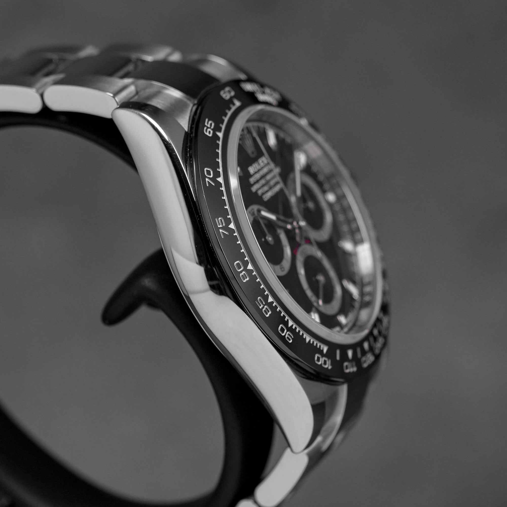 DAYTONA STEEL BLACK DIAL CERAMIC BEZEL (2018)