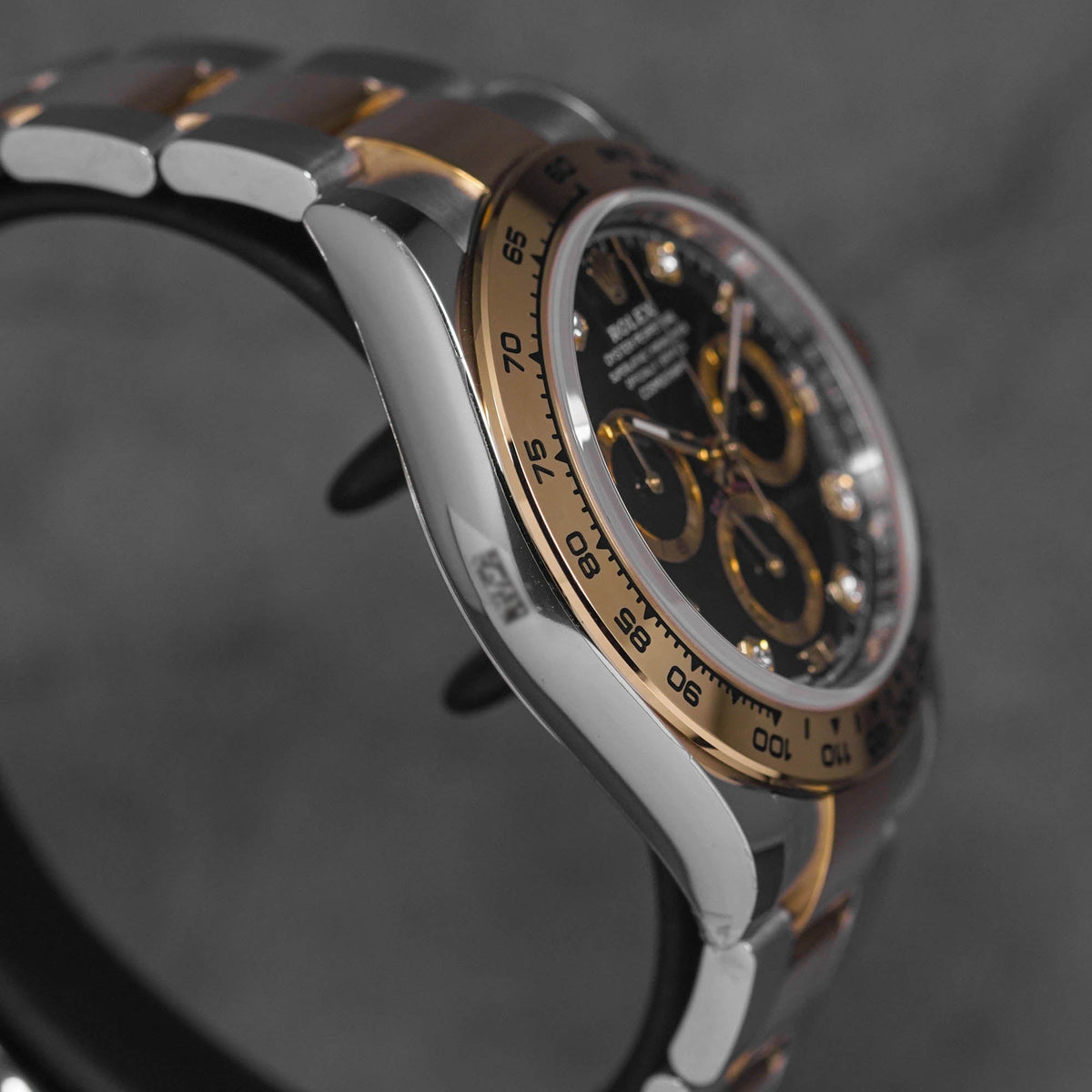 DAYTONA TWOTONE YELLOWGOLD BLACK DIAMOND DIAL (2023)