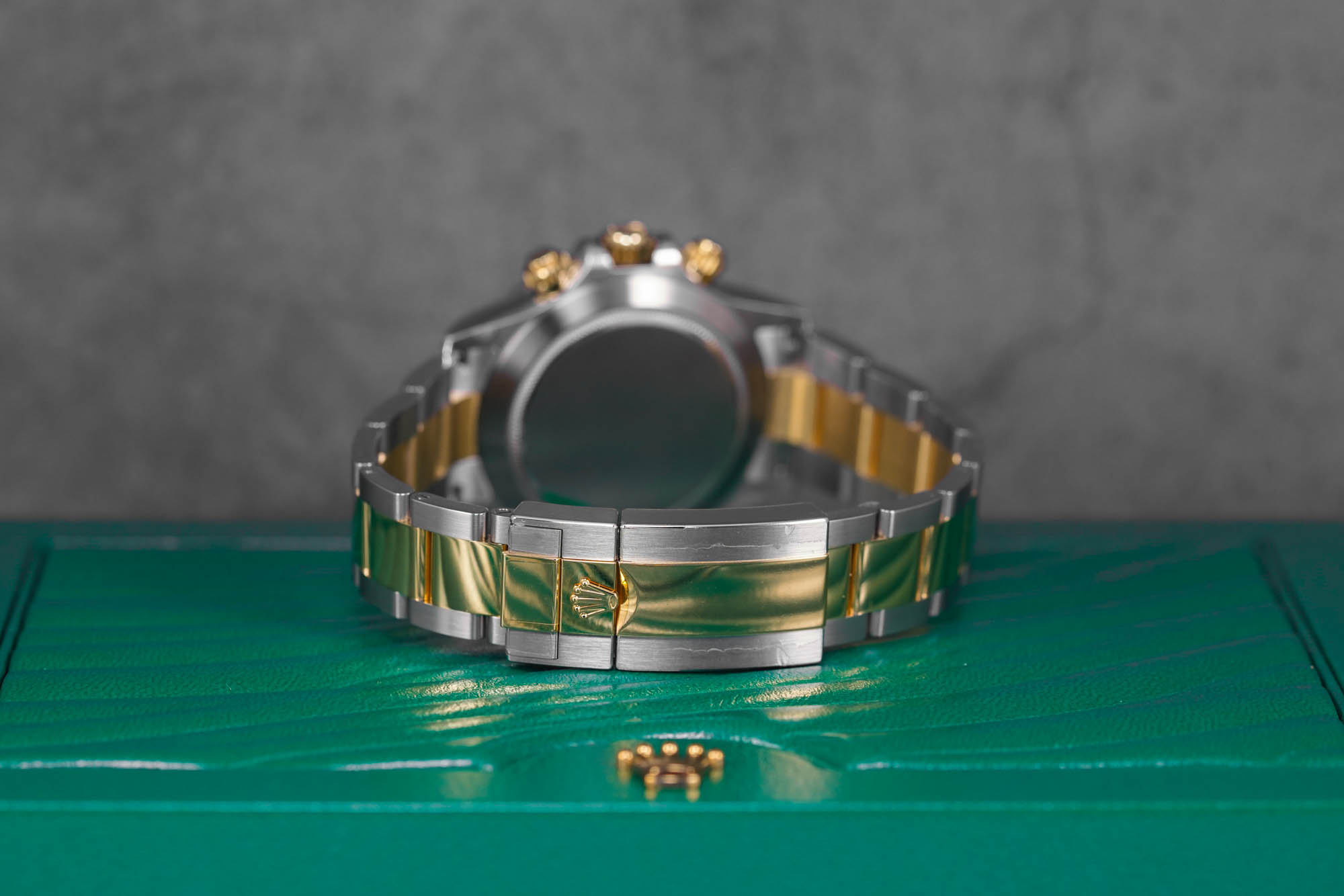 DAYTONA TWOTONE YELLOWGOLD BLACK DIAMOND DIAL (2023)