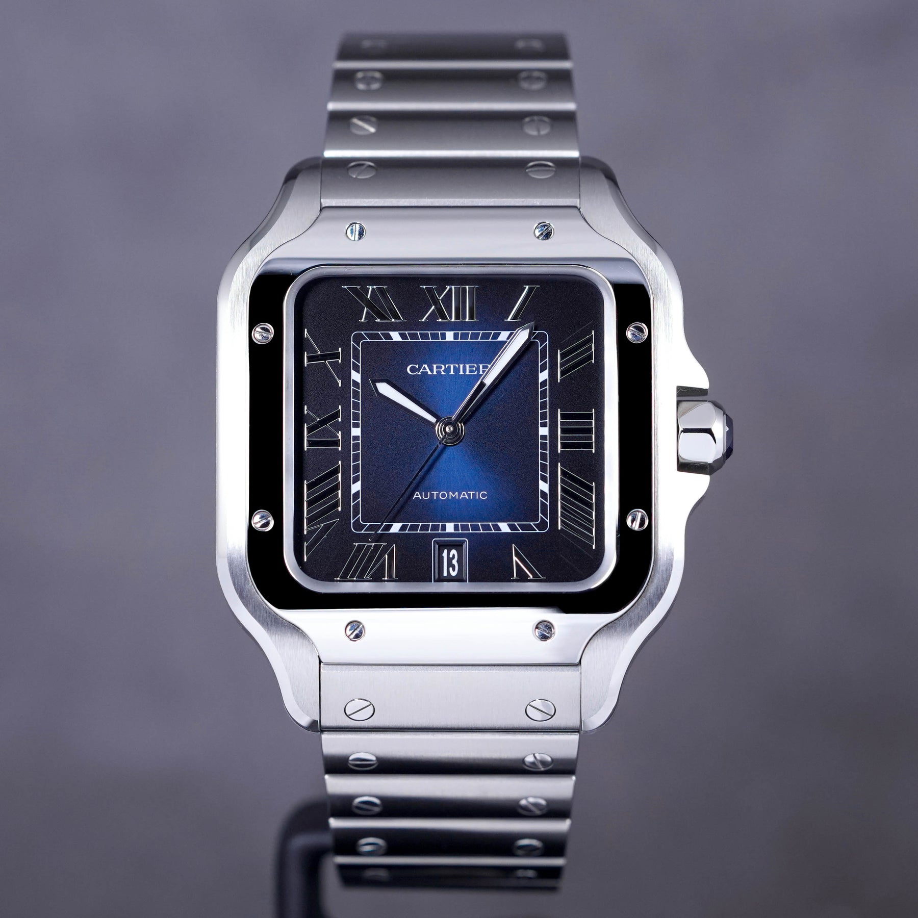 CARTIER SANTOS DE CARTIER LARGE BLUE