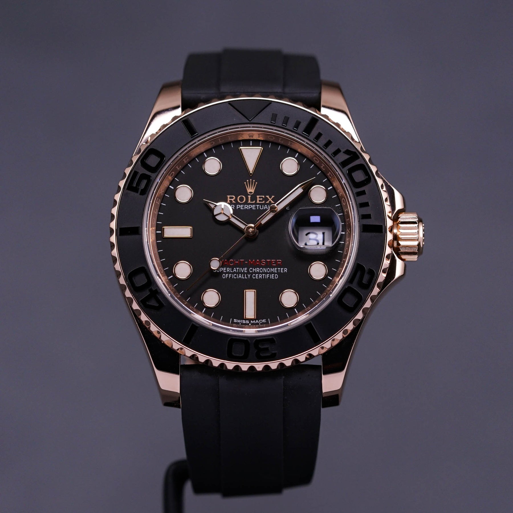 YACHTMASTER OYSTERFLEX ROSEGOLD (2018)