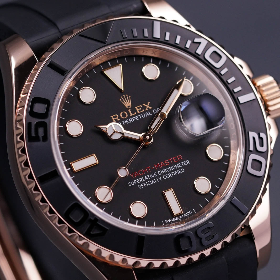 YACHTMASTER OYSTERFLEX ROSEGOLD (2018)