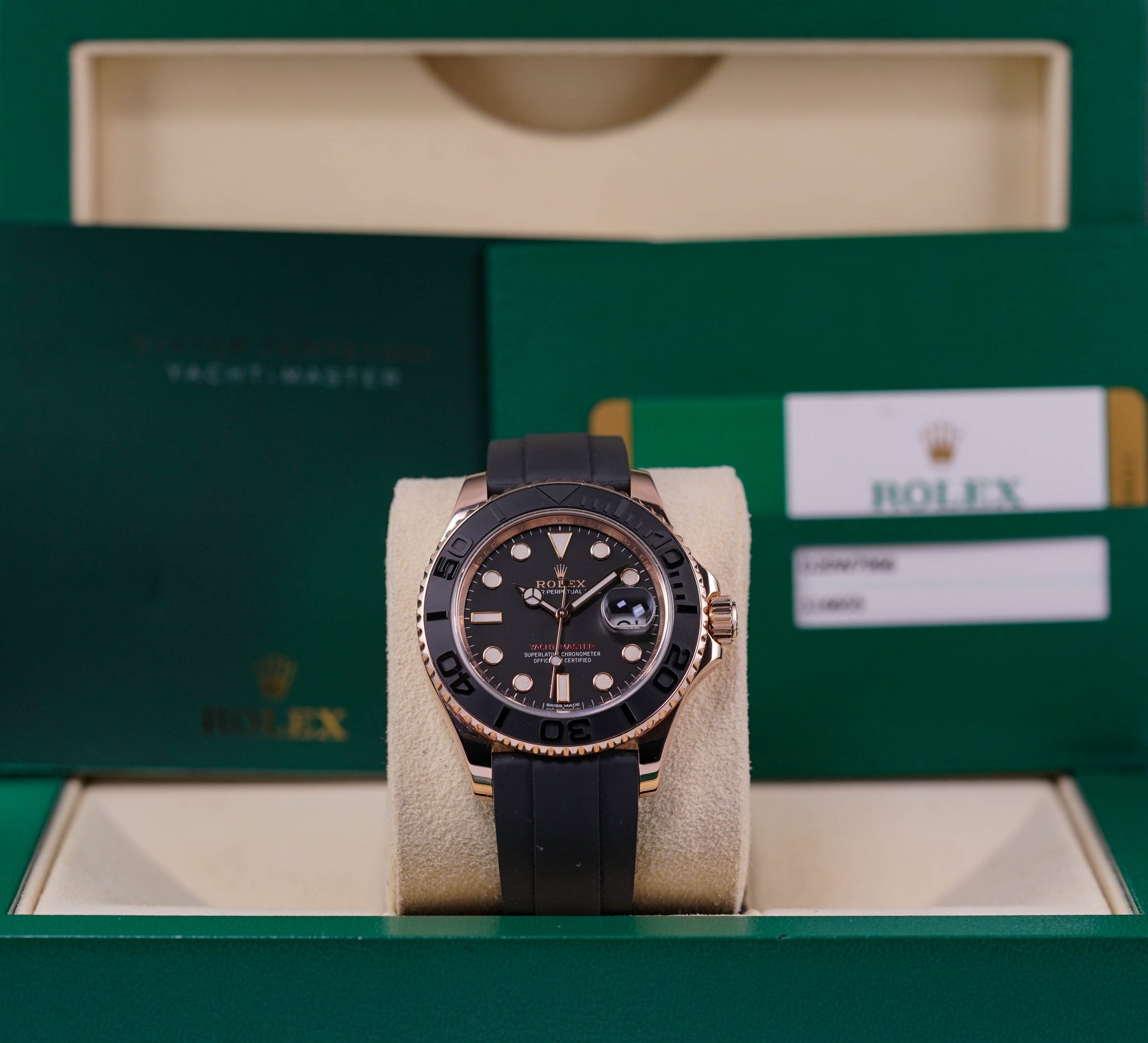YACHTMASTER OYSTERFLEX ROSEGOLD (2018)