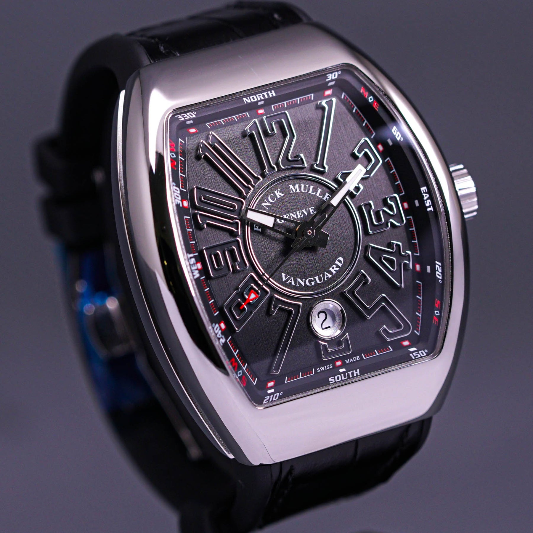 FRANCK MULLER VANGUARD V45 BLACK DIAL
