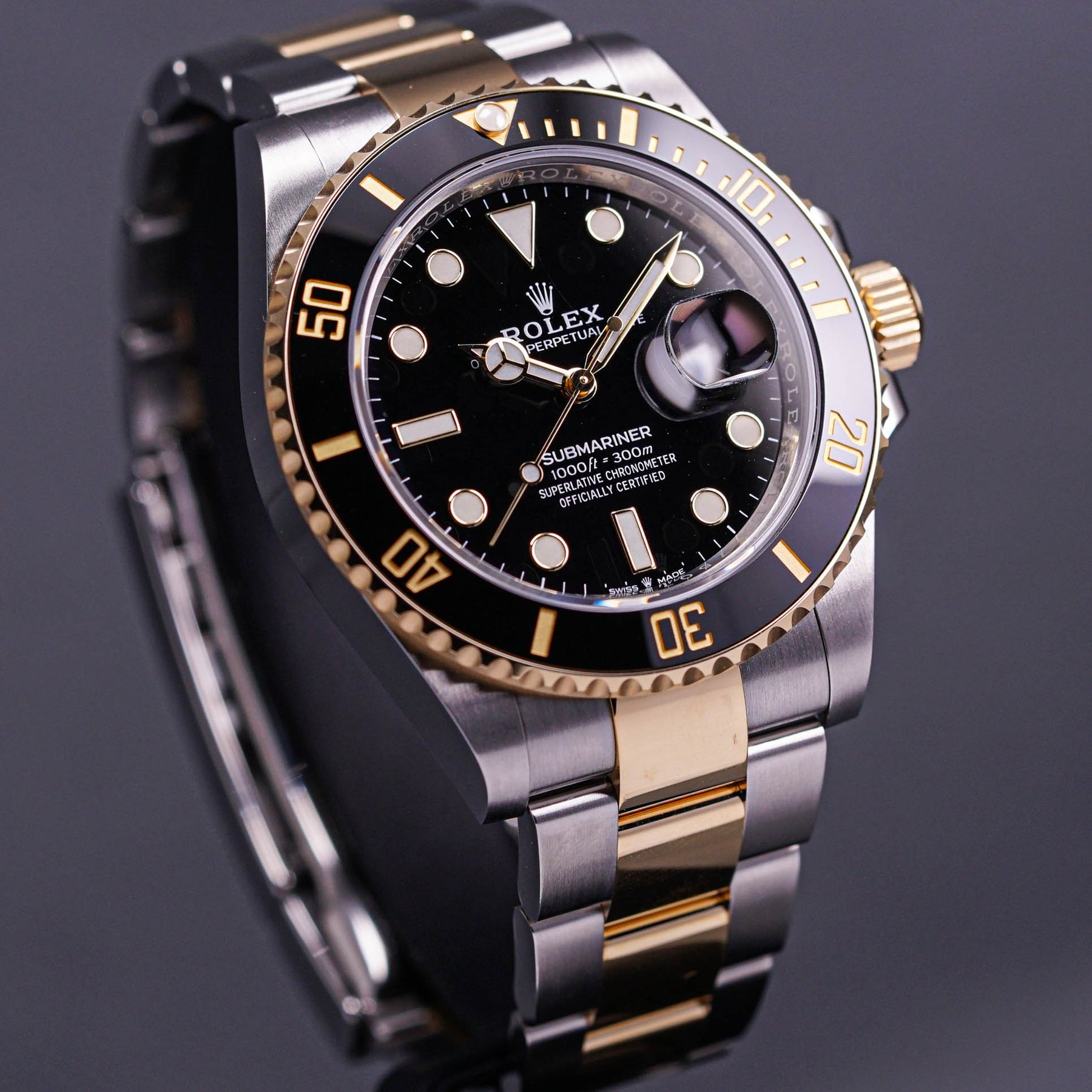 SUBMARINER DATE 41MM TWOTONE YELLOWGOLD BLACK DIAL (2022)