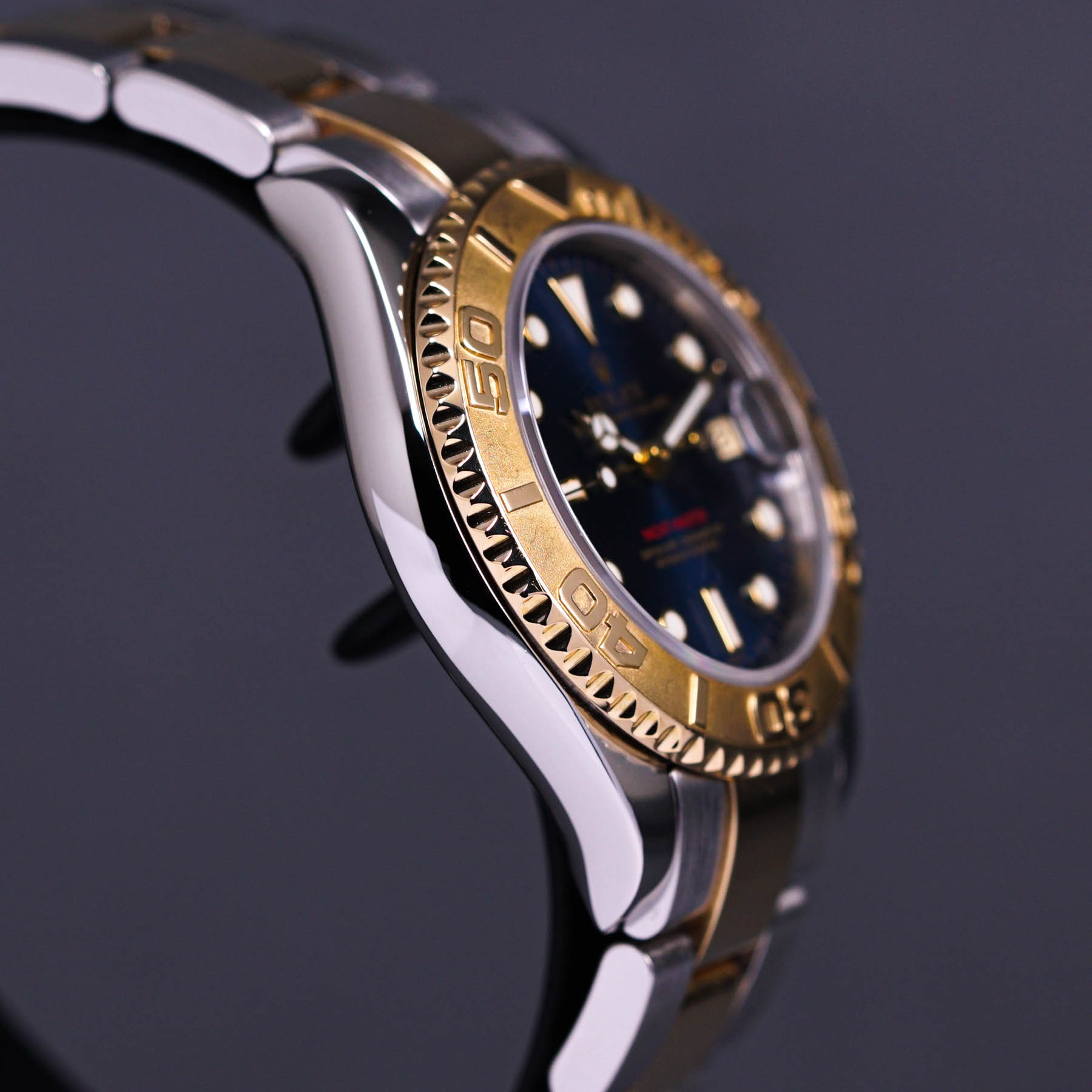 Rolex Yachtmaster Twotone Rosegold Blue Dial