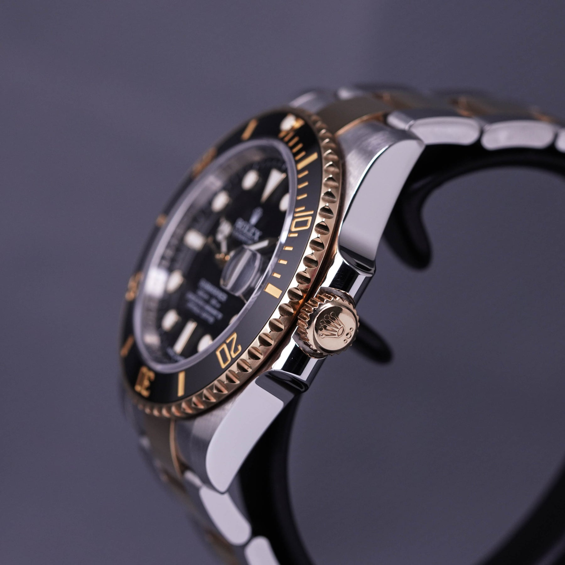 SUBMARINER DATE 40MM TWOTONE YELLOWGOLD BLACK DIAL (2016)