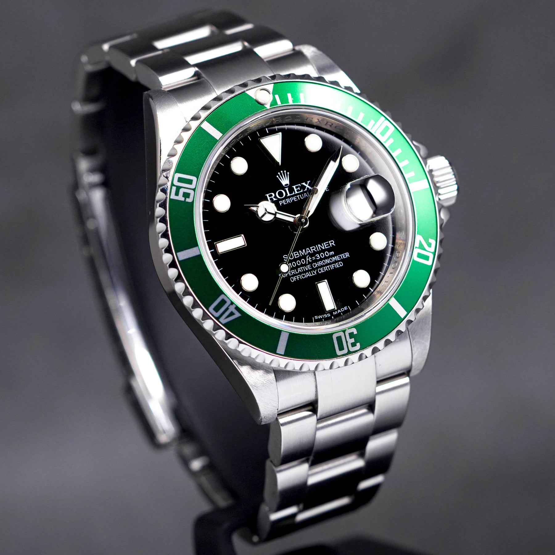 Rolex Submariner Date Kermit M Series - Rehaut 2009
