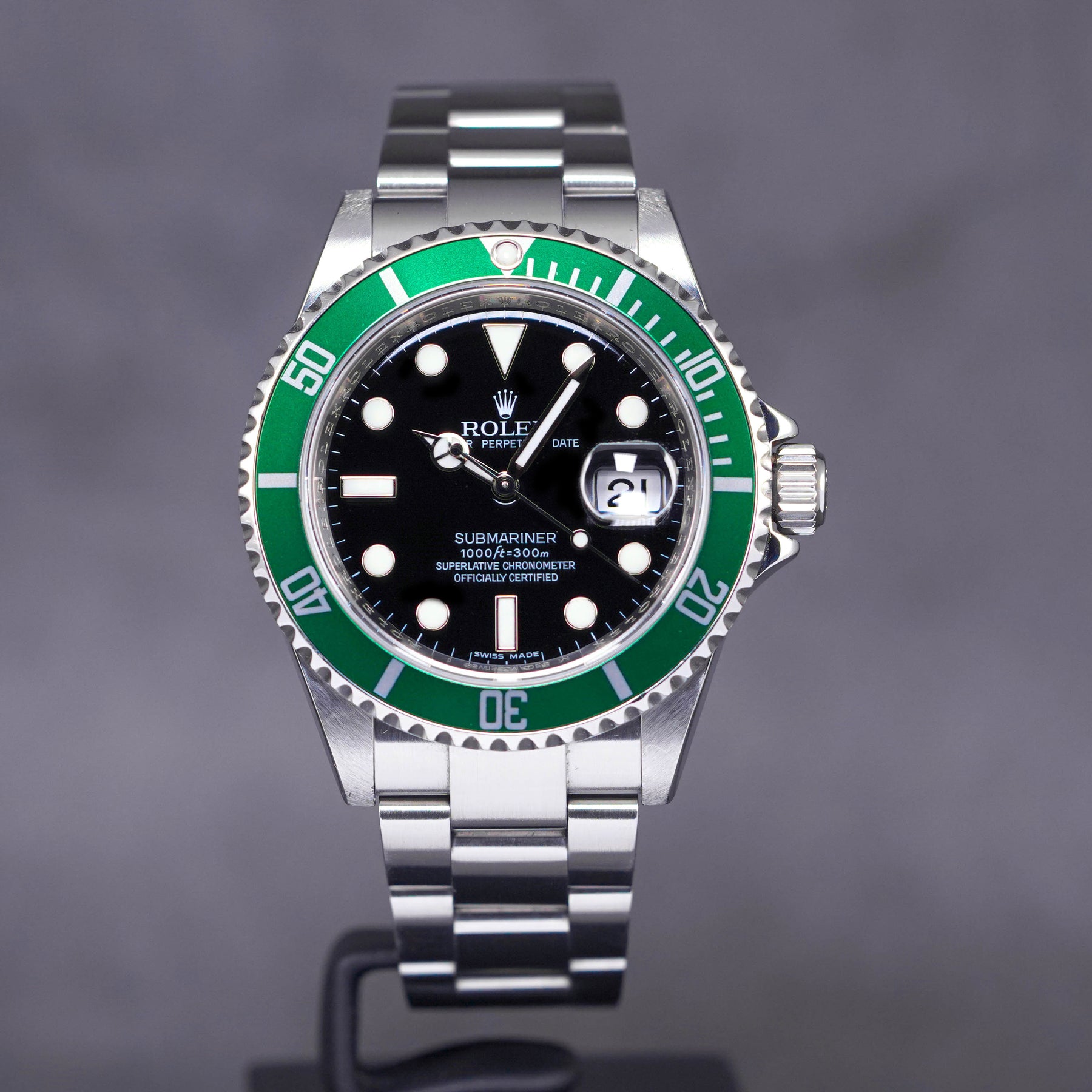 Rolex Submariner Date Kermit M Series - Rehaut 2009
