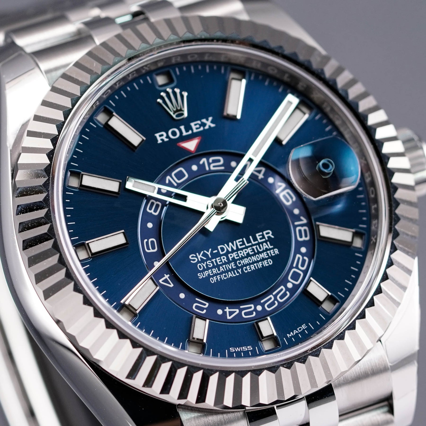 ROLEX SKY DWELLER BLUE JUBILEE
