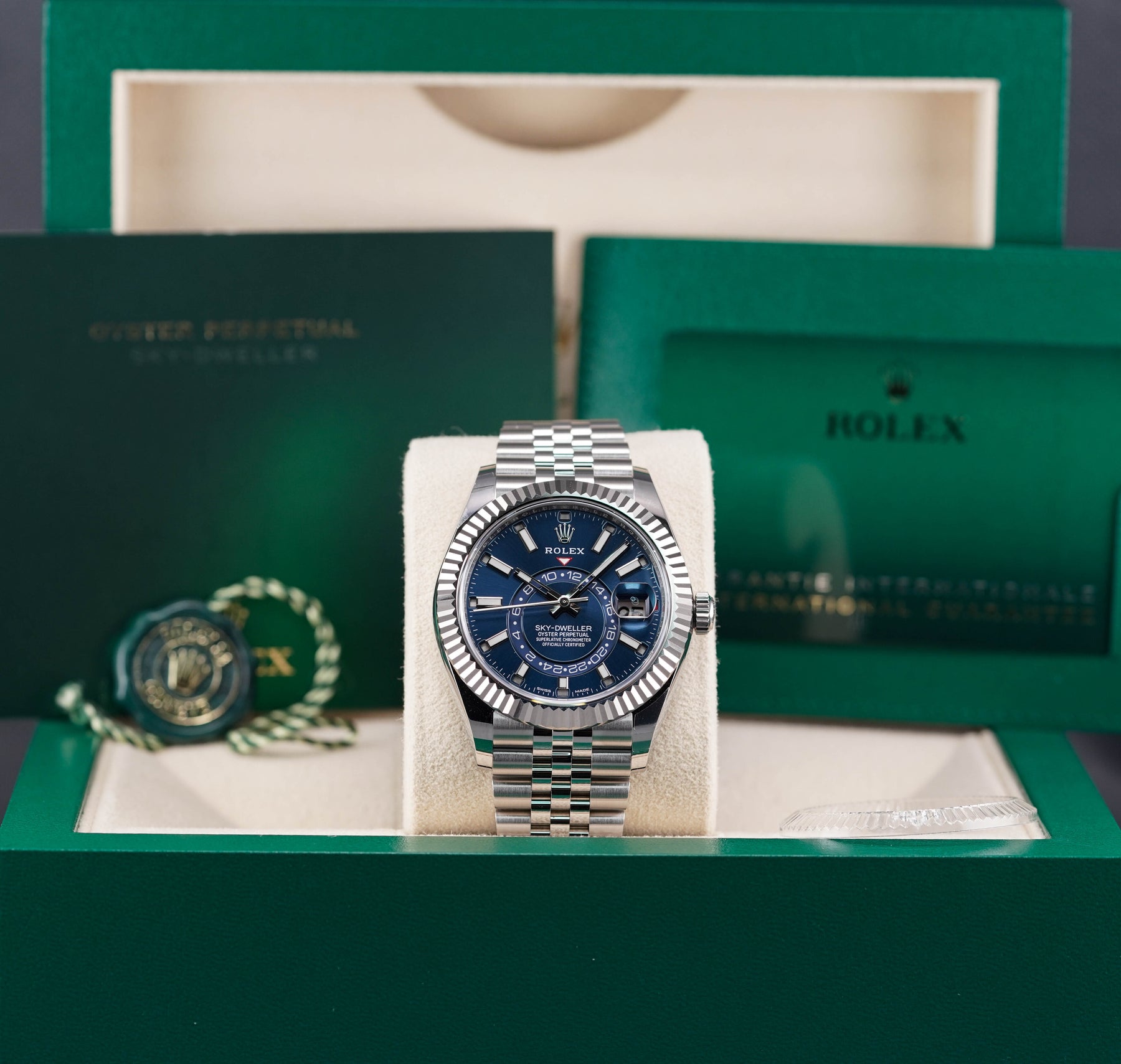 ROLEX SKY DWELLER BLUE JUBILEE