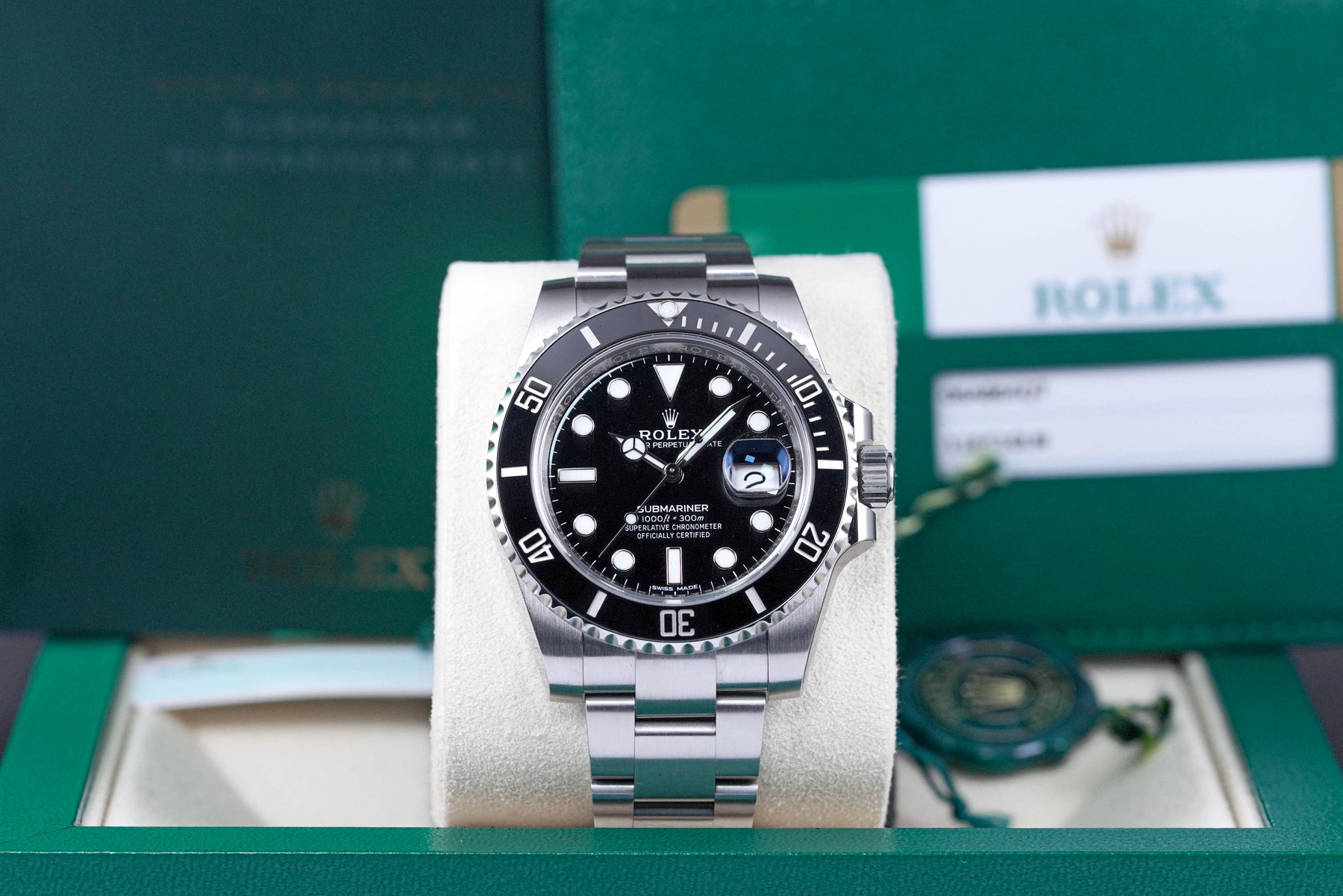 SUBMARINER DATE BLACK DIAL 40MM (2018)