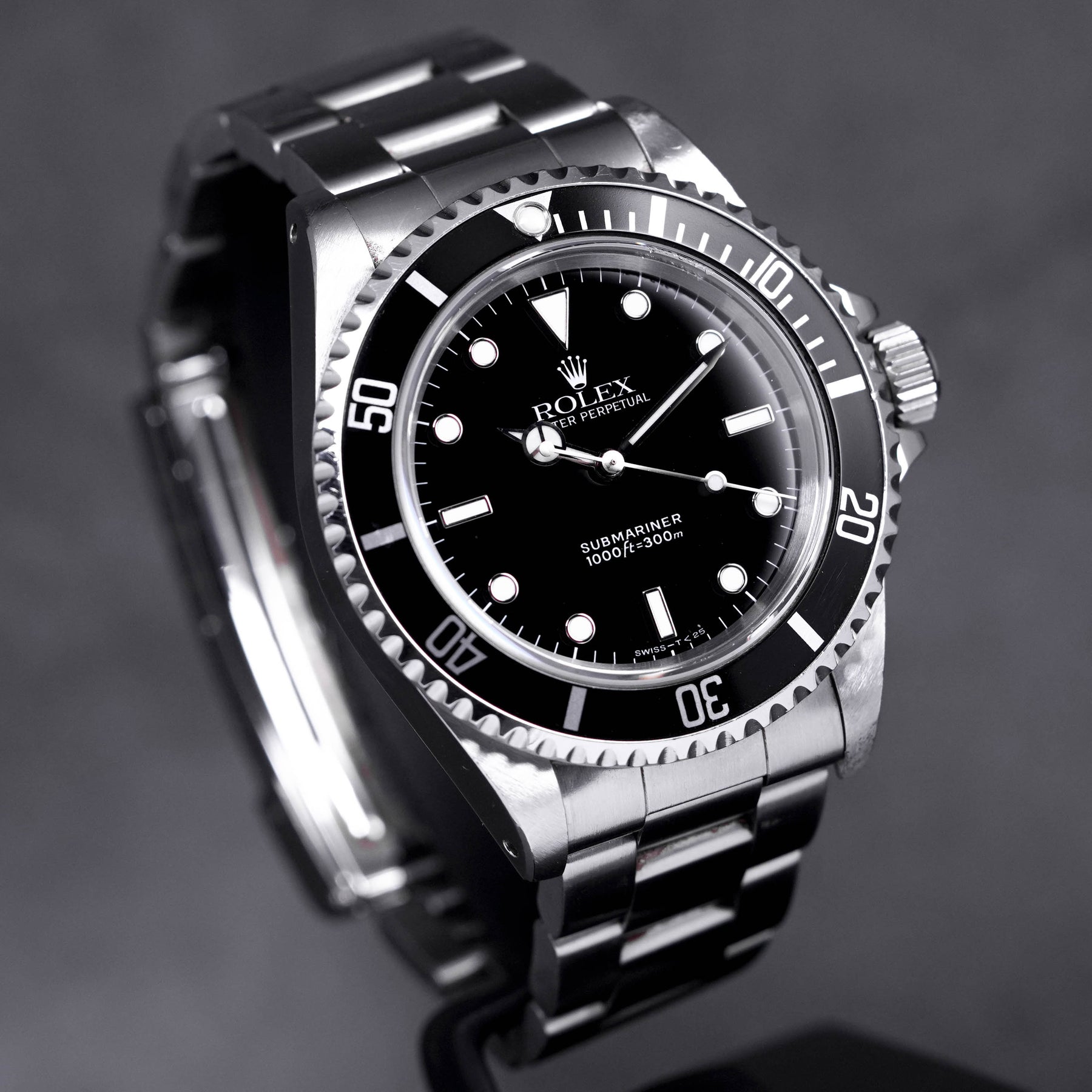 ROLEX SUBMARINER NO DATE 2 LINERS 1996