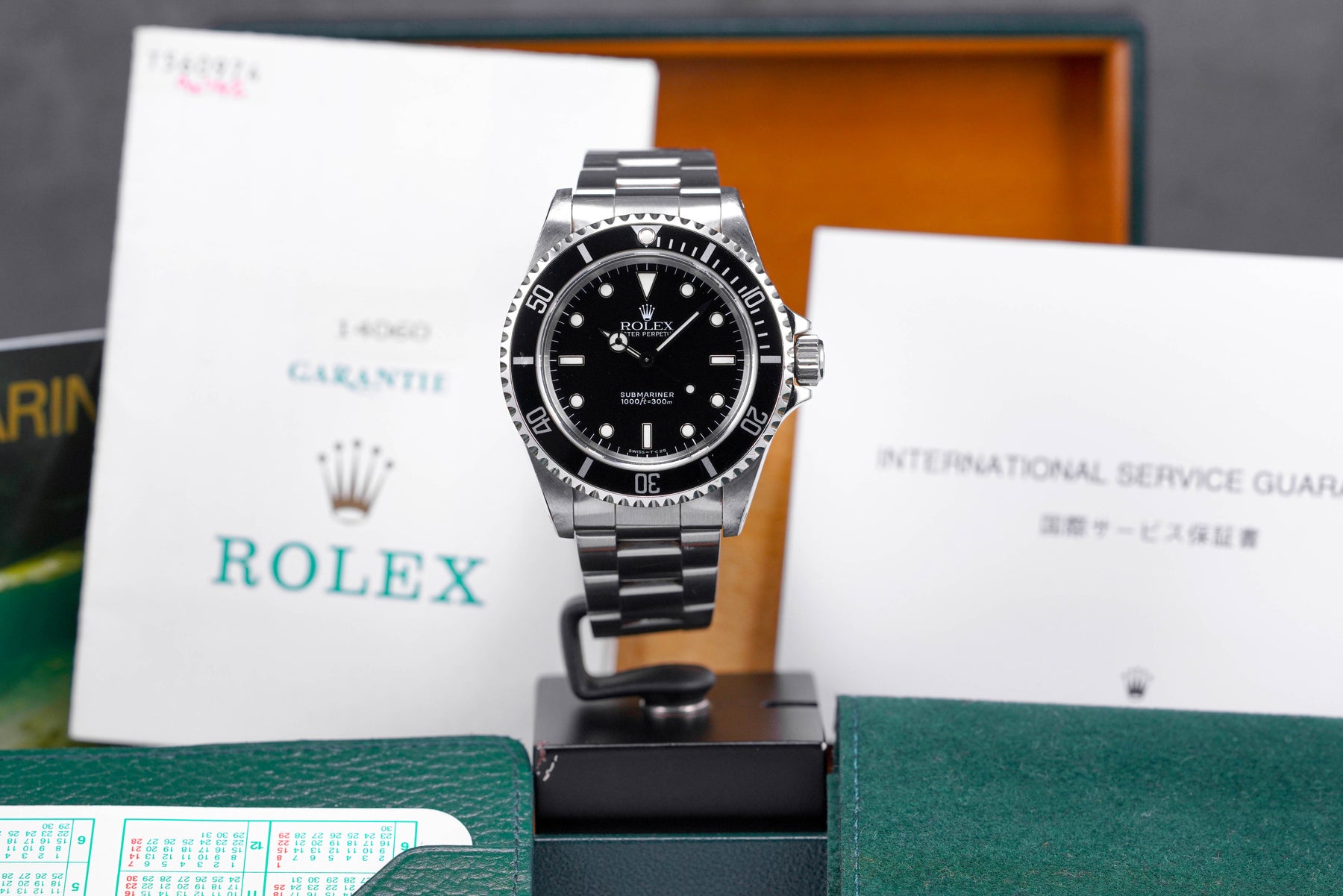 ROLEX SUBMARINER NO DATE 2 LINERS 1996