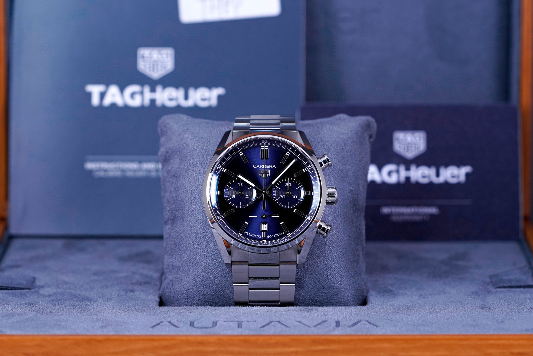 CARRERA 42MM CHRONO BLUE DIAL (2022)