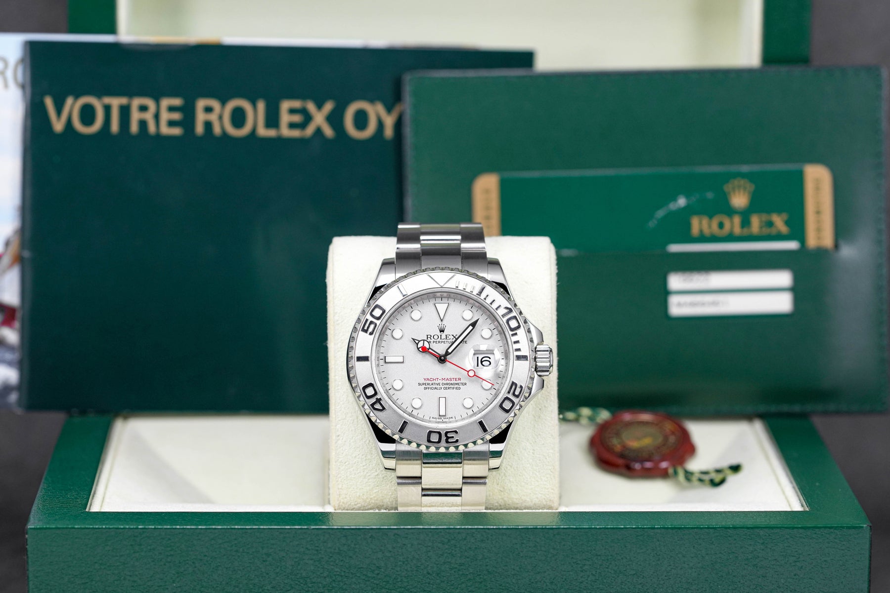 Rolex Yacht Master Platinum Silver