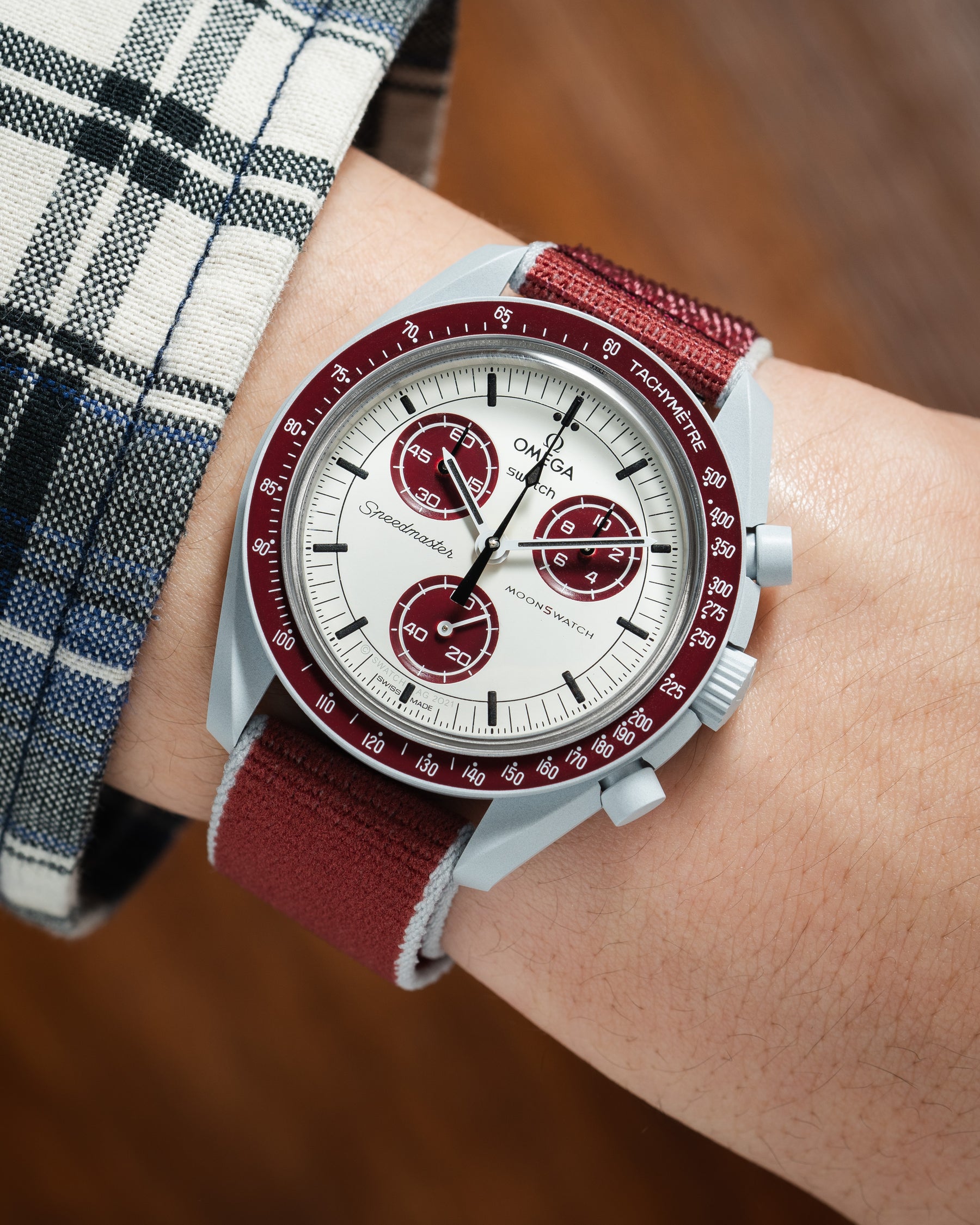 Delcro Strap Maroon