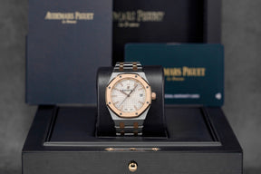 Harga AP Royal Oak 34 Rosegold Silver